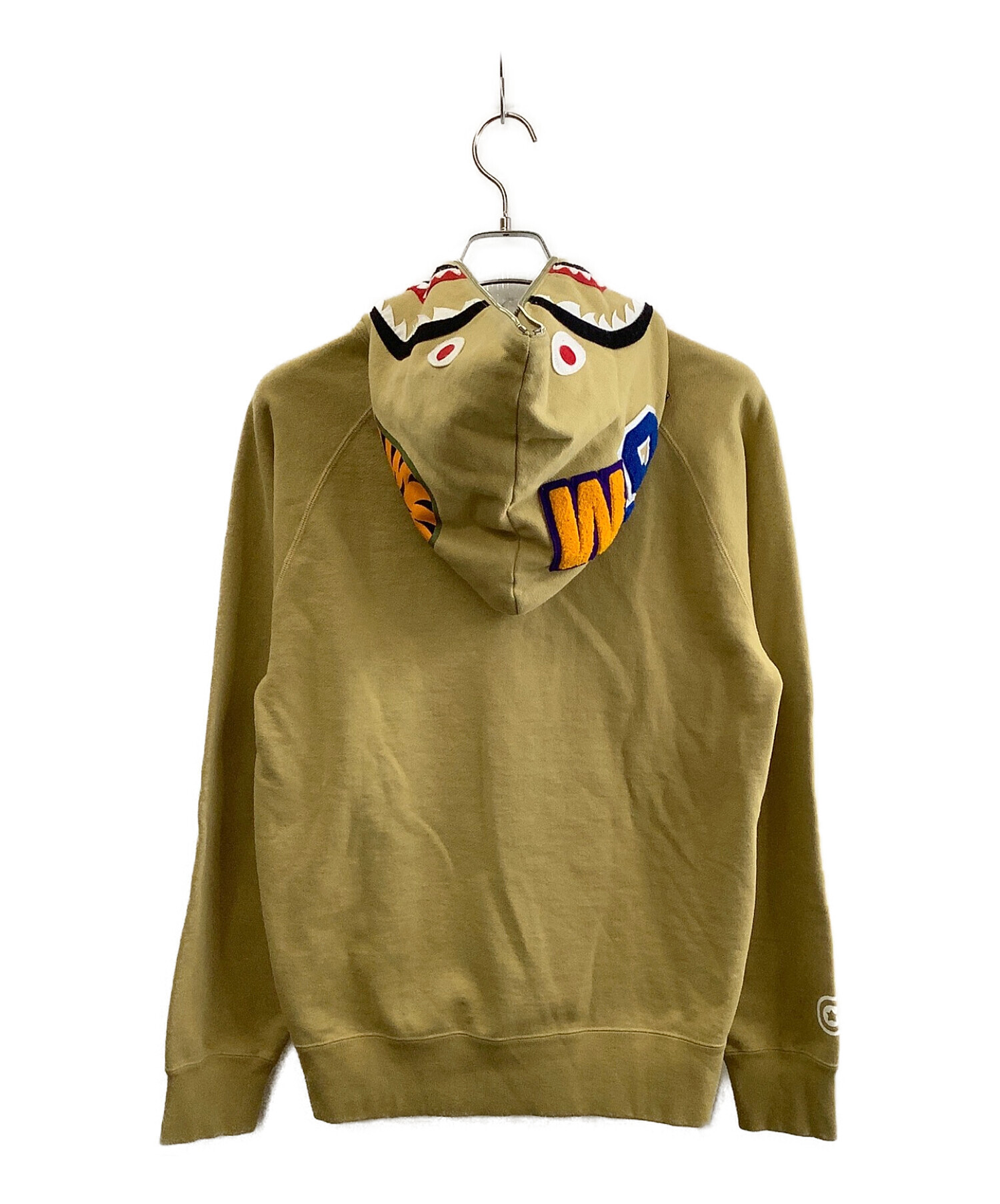 A BATHING APE (アベイシングエイプ) ハーフジップパーカー カーキ サイズ:L