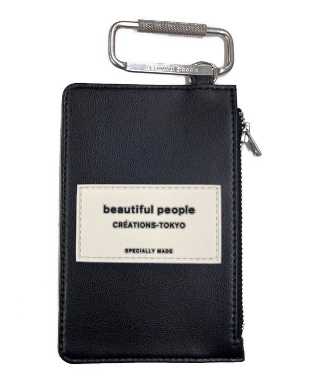 中古・古着通販】beautiful people (ビューティフルピープル) 別注コイン&カードホルダー ブラック｜ブランド・古着通販  トレファク公式【TREFAC FASHION】スマホサイト