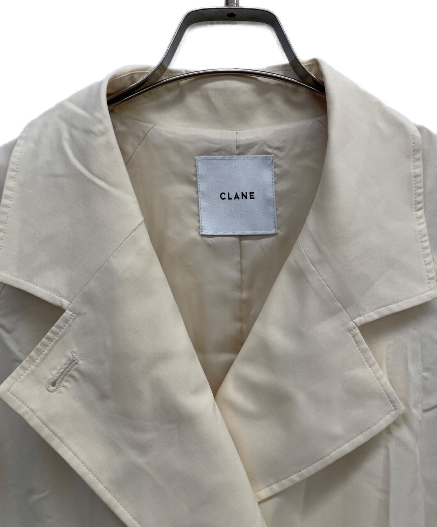 中古・古着通販】CLANE (クラネ) バックギャザードレストレンチコート