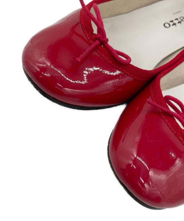 repetto (レペット) バレエシューズ レッド サイズ:37