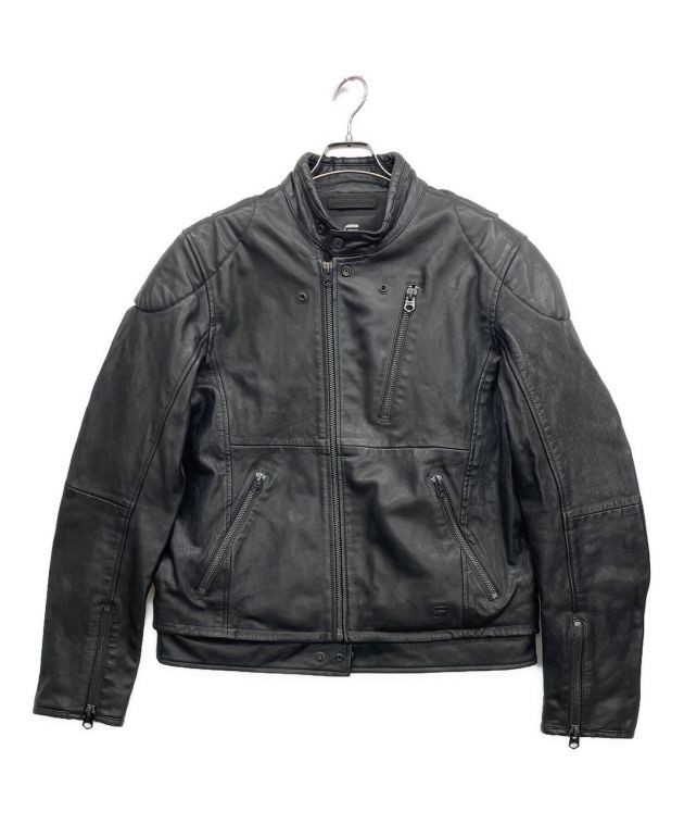 中古・古着通販】G-STAR RAW (ジースターロゥ) レザーライダースジャケット ブラック サイズ:L 未使用品｜ブランド・古着通販  トレファク公式【TREFAC FASHION】スマホサイト