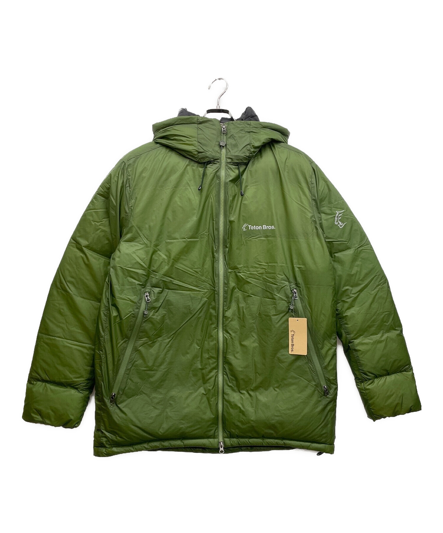 Teton Bros (ティートンブロス) Hybrid Down Hoody　ハイブリッド ダウン フーディ グリーン サイズ:XL 未使用品