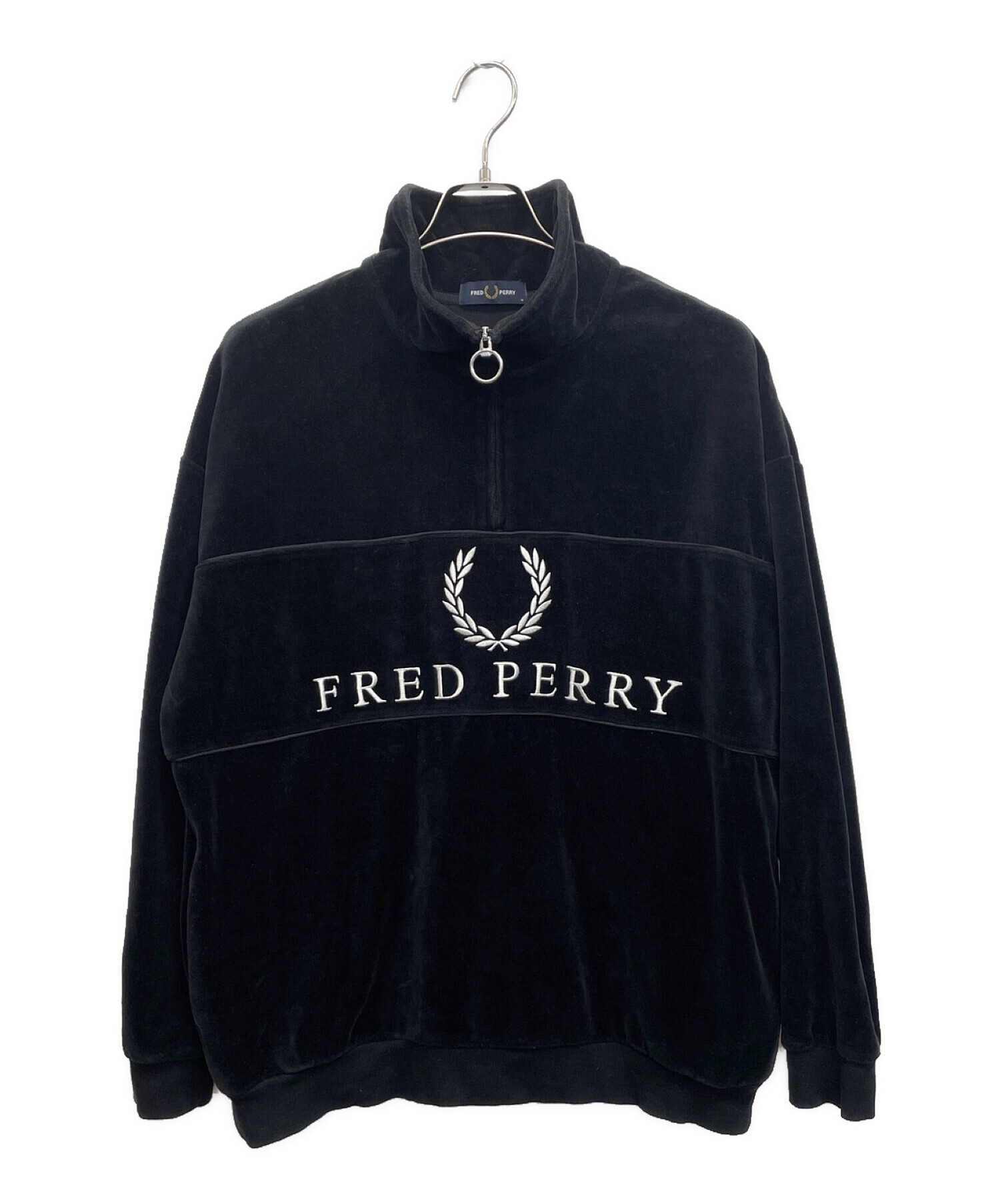 中古・古着通販】FRED PERRY (フレッドペリー) 90sロゴ ベロアハーフ ...