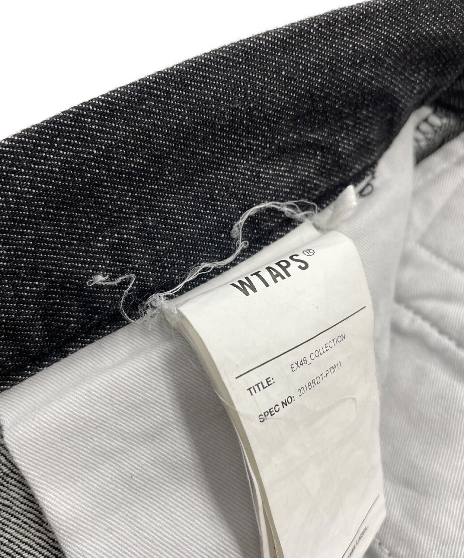 WTAPS ダブルタップス WRKT2002 DENIM デニム 新品 黒 M - ファッション