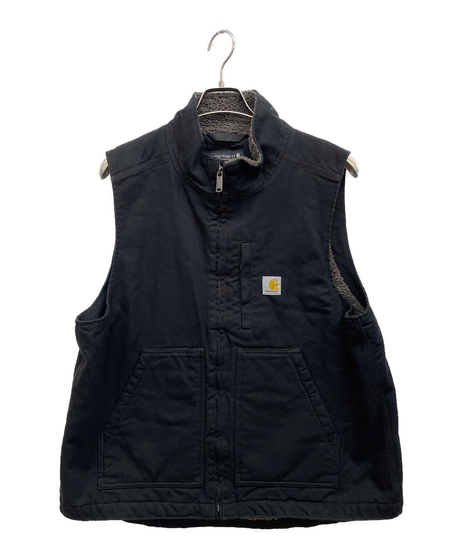 中古・古着通販】CarHartt (カーハート) ダッグベスト ブラック サイズ 