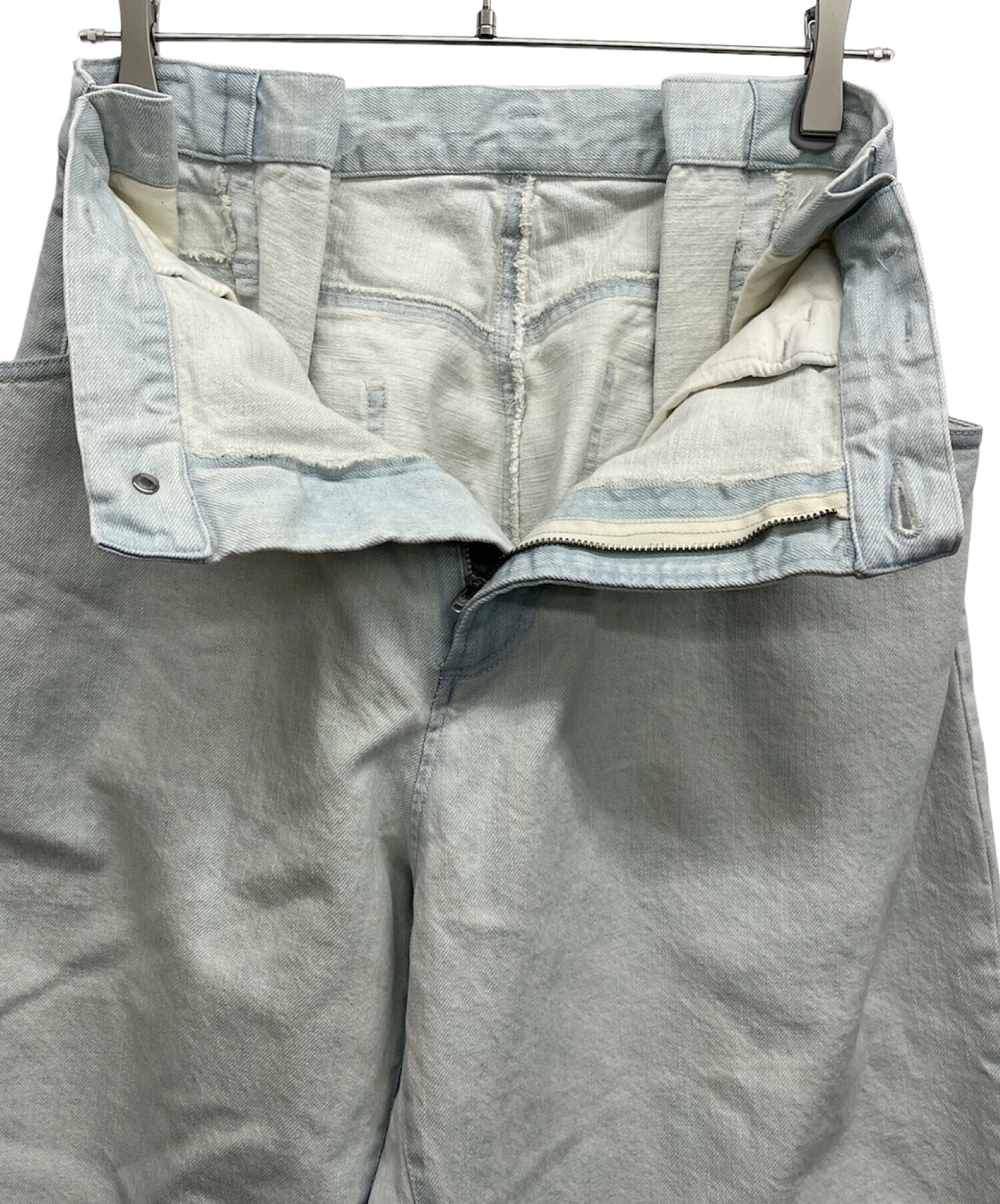 中古・古着通販】stein (シュタイン) EX WIDE HOOKED DENIM JEANS インディゴ サイズ:XS｜ブランド・古着通販  トレファク公式【TREFAC FASHION】スマホサイト