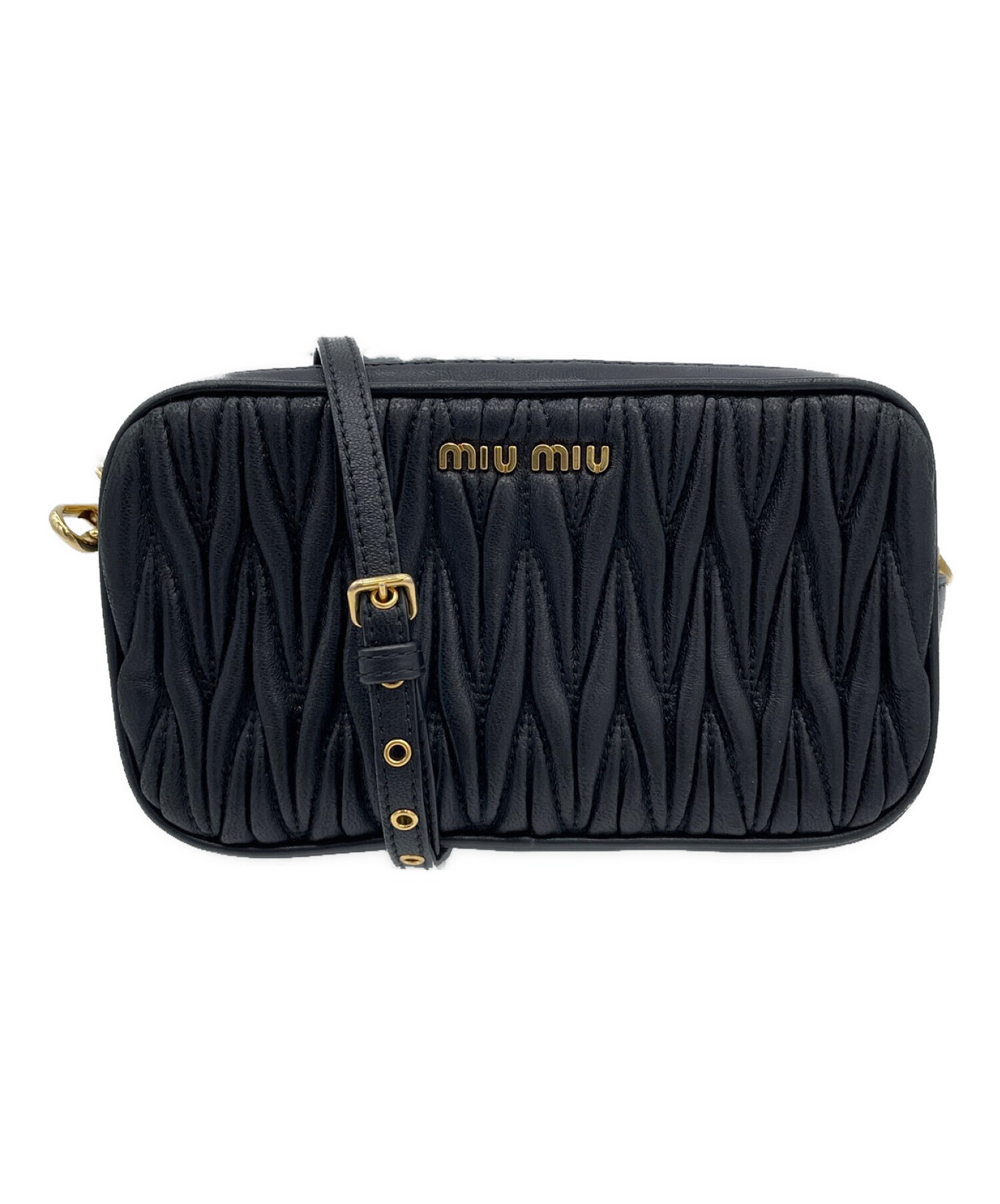 中古・古着通販】MIU MIU (ミュウミュウ) マテラッセ ショルダーバッグ ...