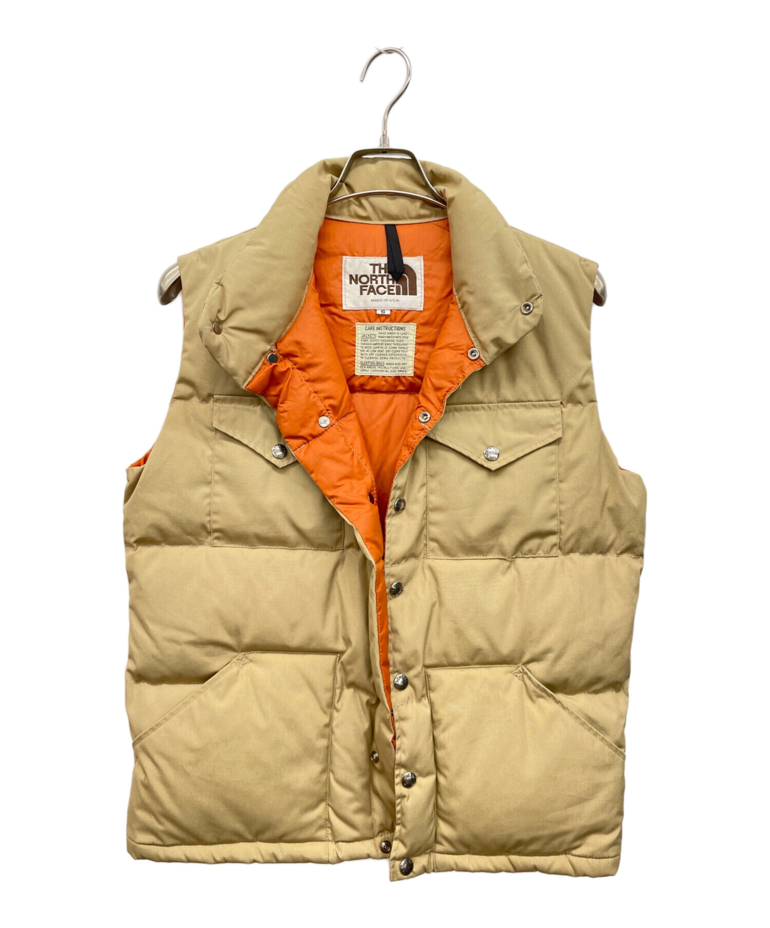 中古・古着通販】THE NORTH FACE (ザ ノース フェイス) ダウンベスト ブラウン サイズ:S｜ブランド・古着通販  トレファク公式【TREFAC FASHION】スマホサイト