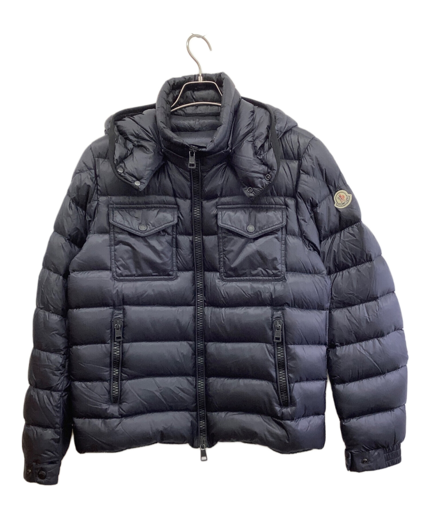 中古・古着通販】MONCLER (モンクレール) ダウンジャケット ネイビー サイズ:1｜ブランド・古着通販 トレファク公式【TREFAC  FASHION】スマホサイト