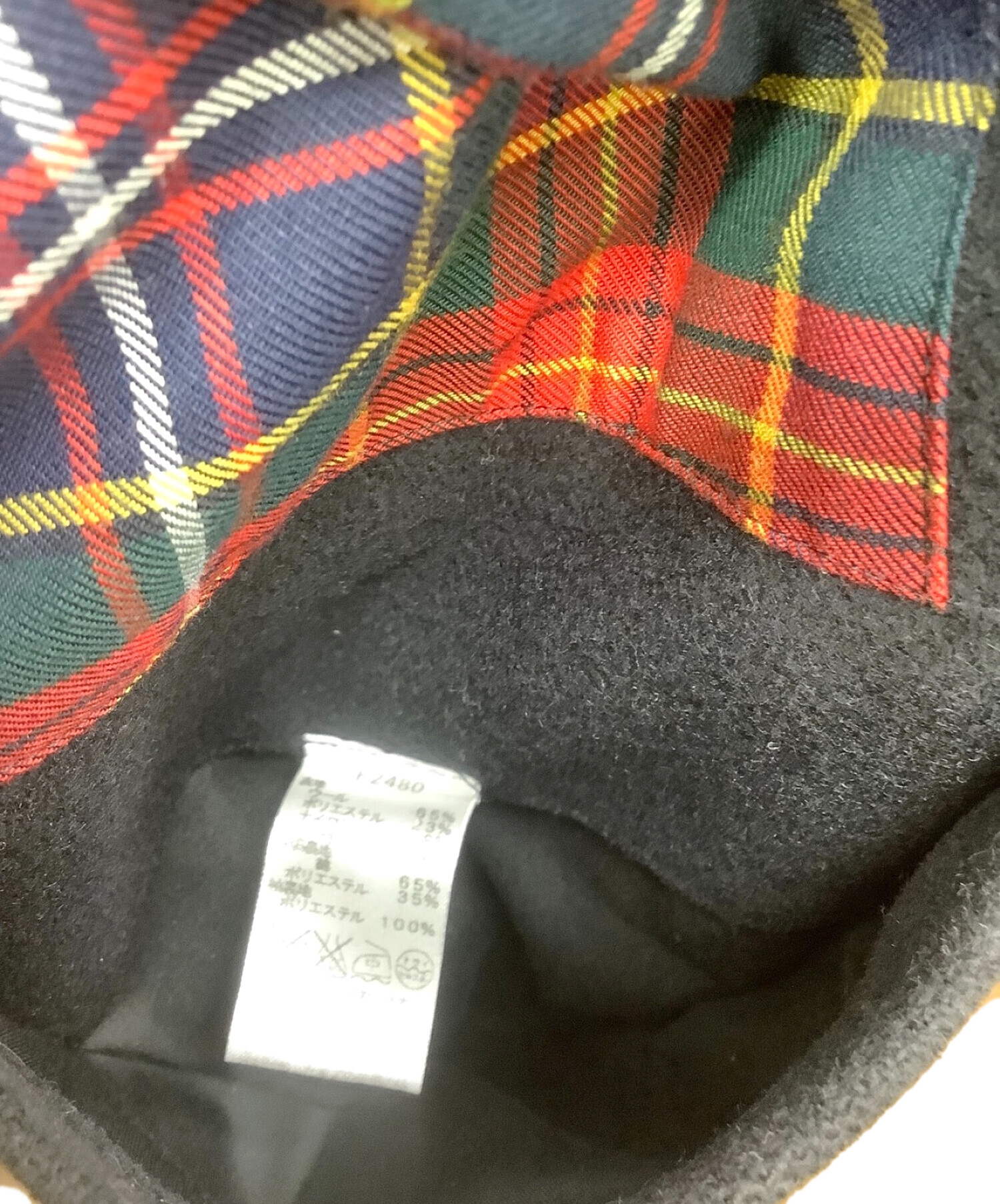 中古・古着通販】FRED PERRY (フレッドペリー) Pコート ブラック