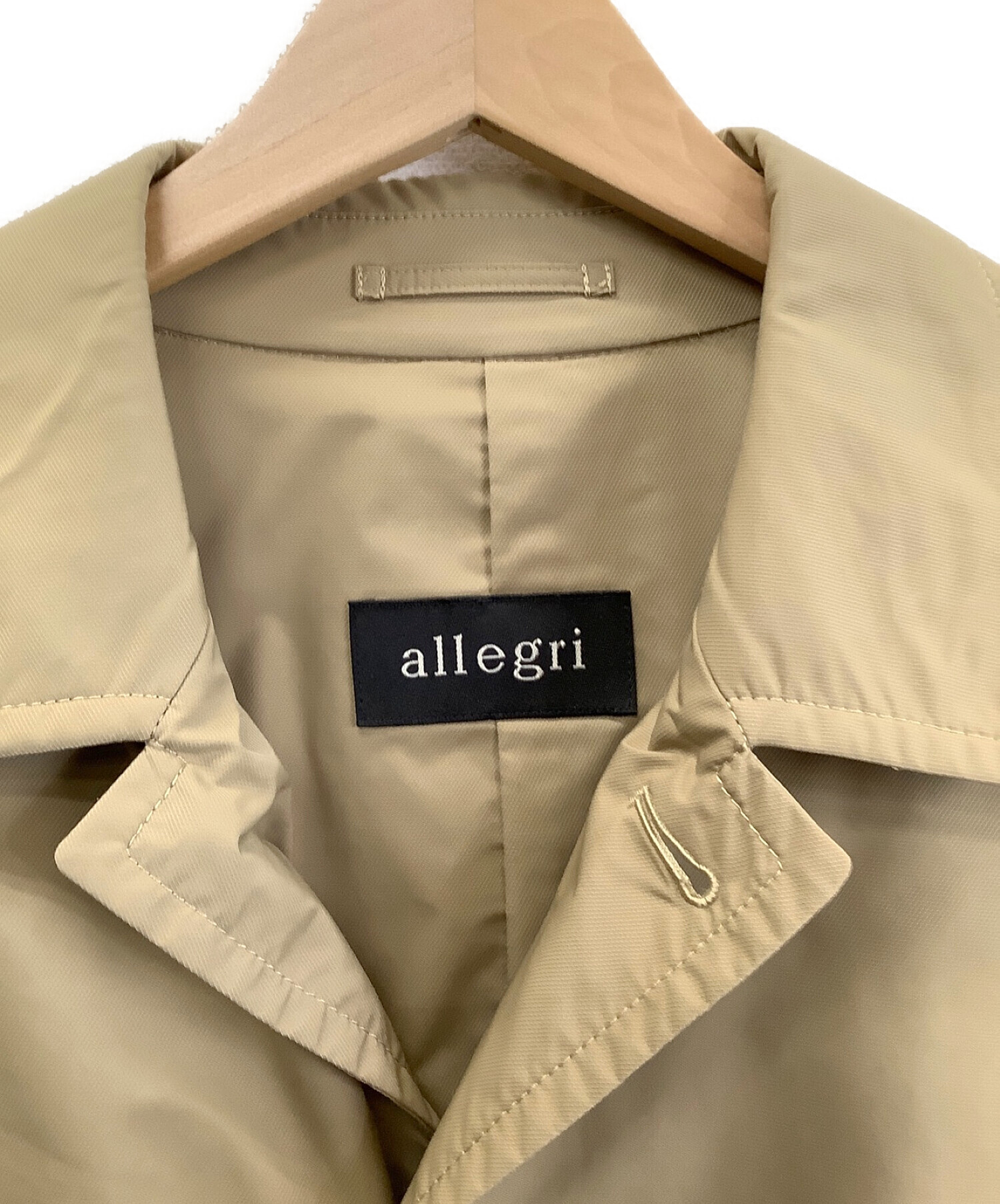 allegri (アレグリ) ステンカラーコート ベージュ サイズ:M