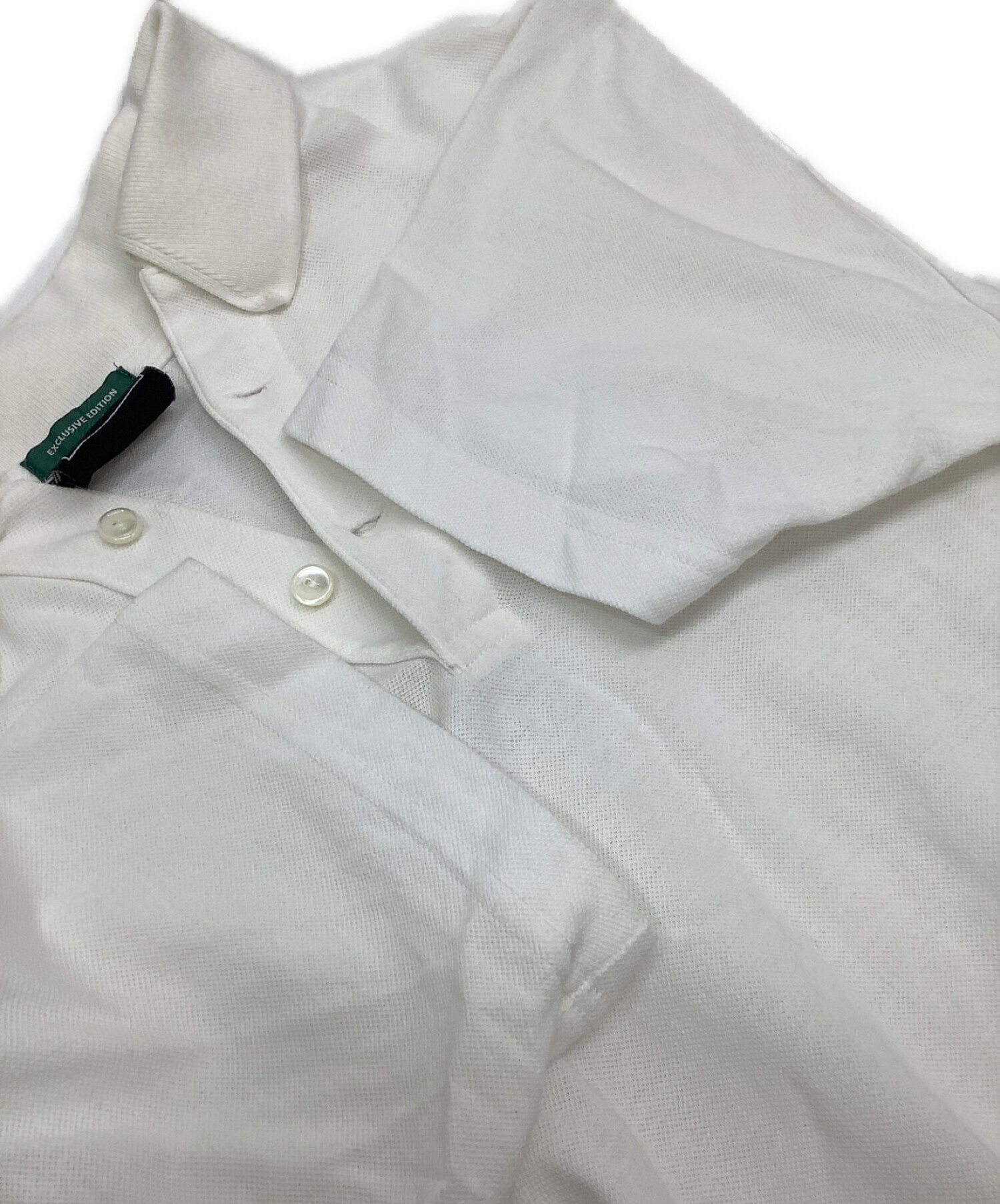 中古・古着通販】LACOSTE (ラコステ) ポロシャツ ホワイト サイズ:3