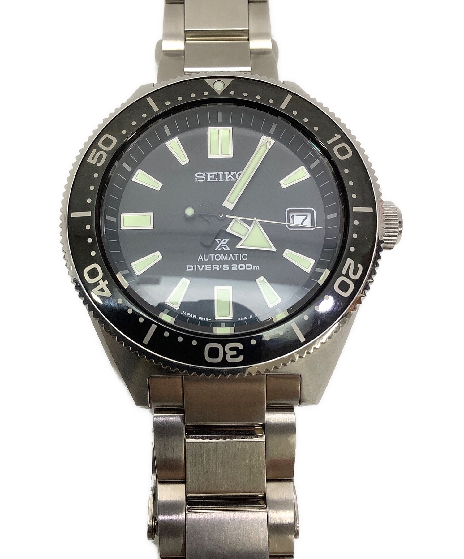 中古・古着通販】SEIKO (セイコー) ダイバーズウォッチ ブラック