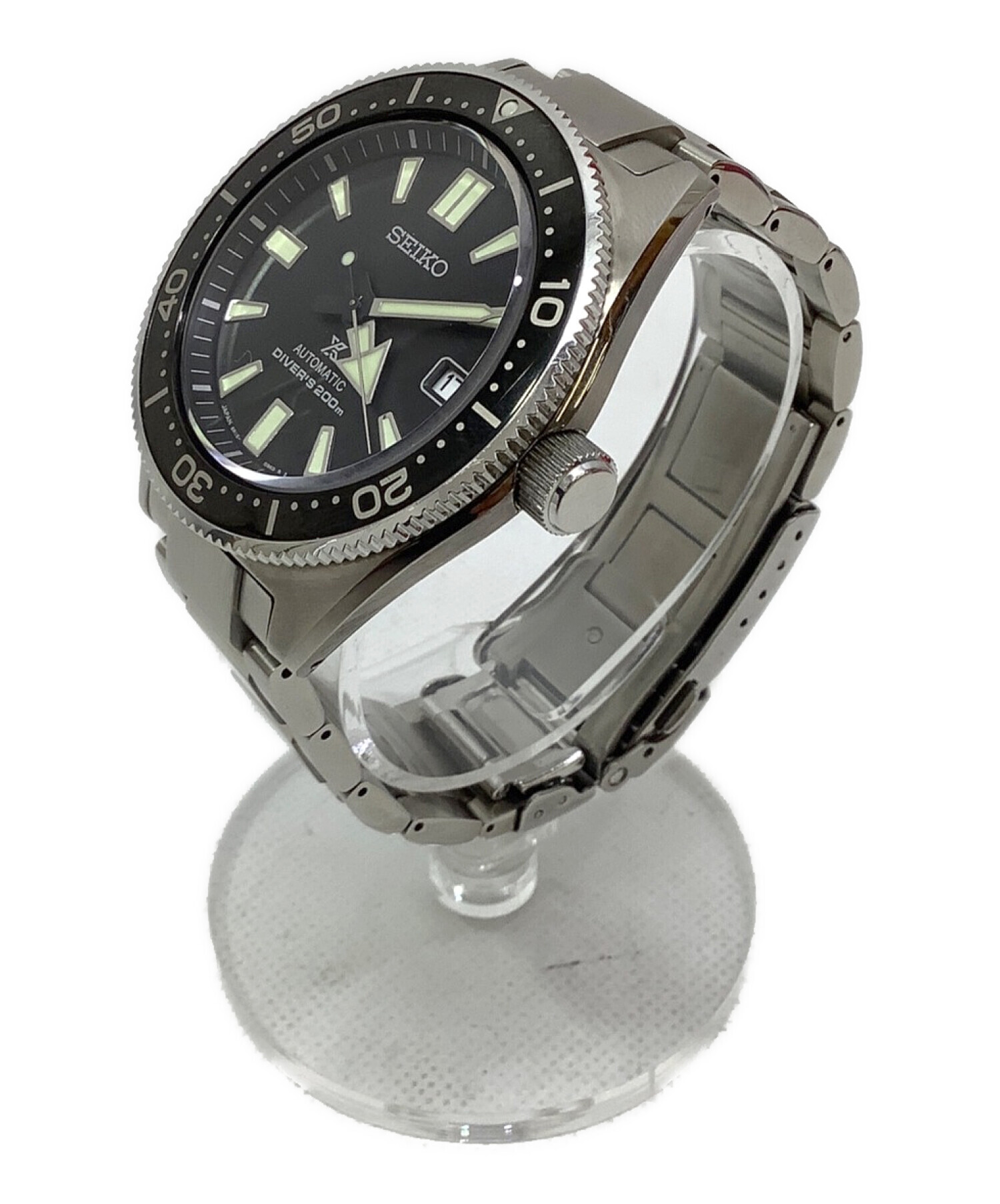 中古・古着通販】SEIKO (セイコー) ダイバーズウォッチ ブラック