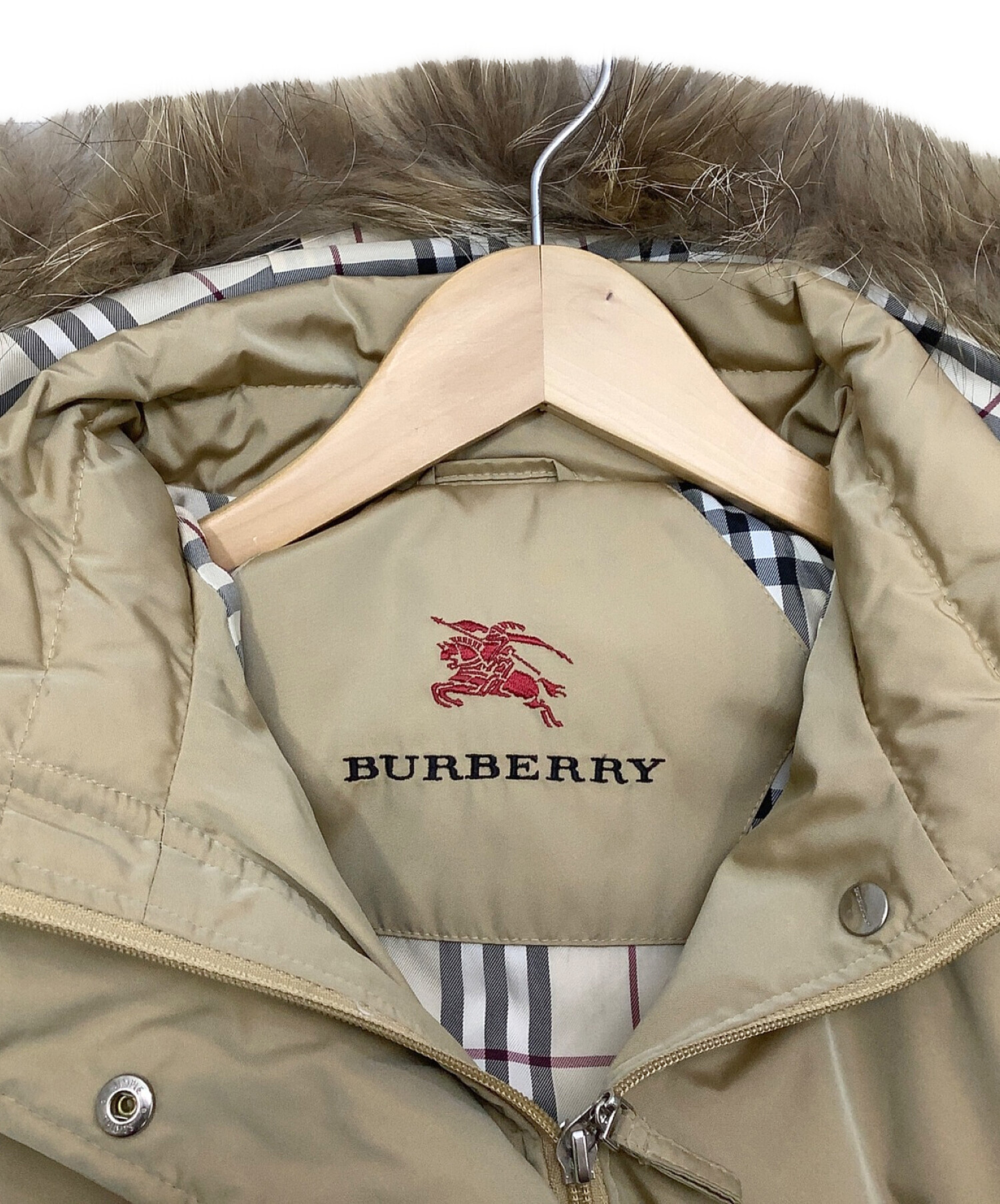 BURBERRY (バーバリー) ダウンジャケット ベージュ サイズ:11