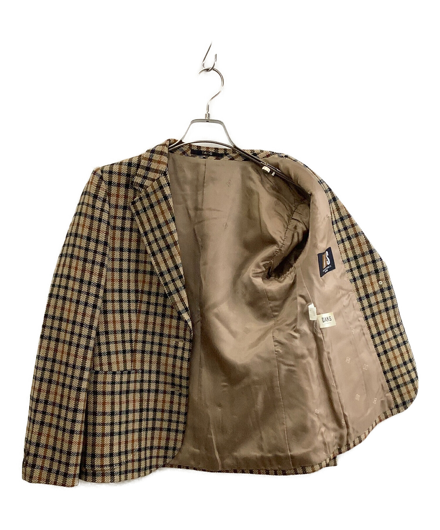 DAKS (ダックス) レトロテーラードジャケット ブラウン サイズ:11AB3