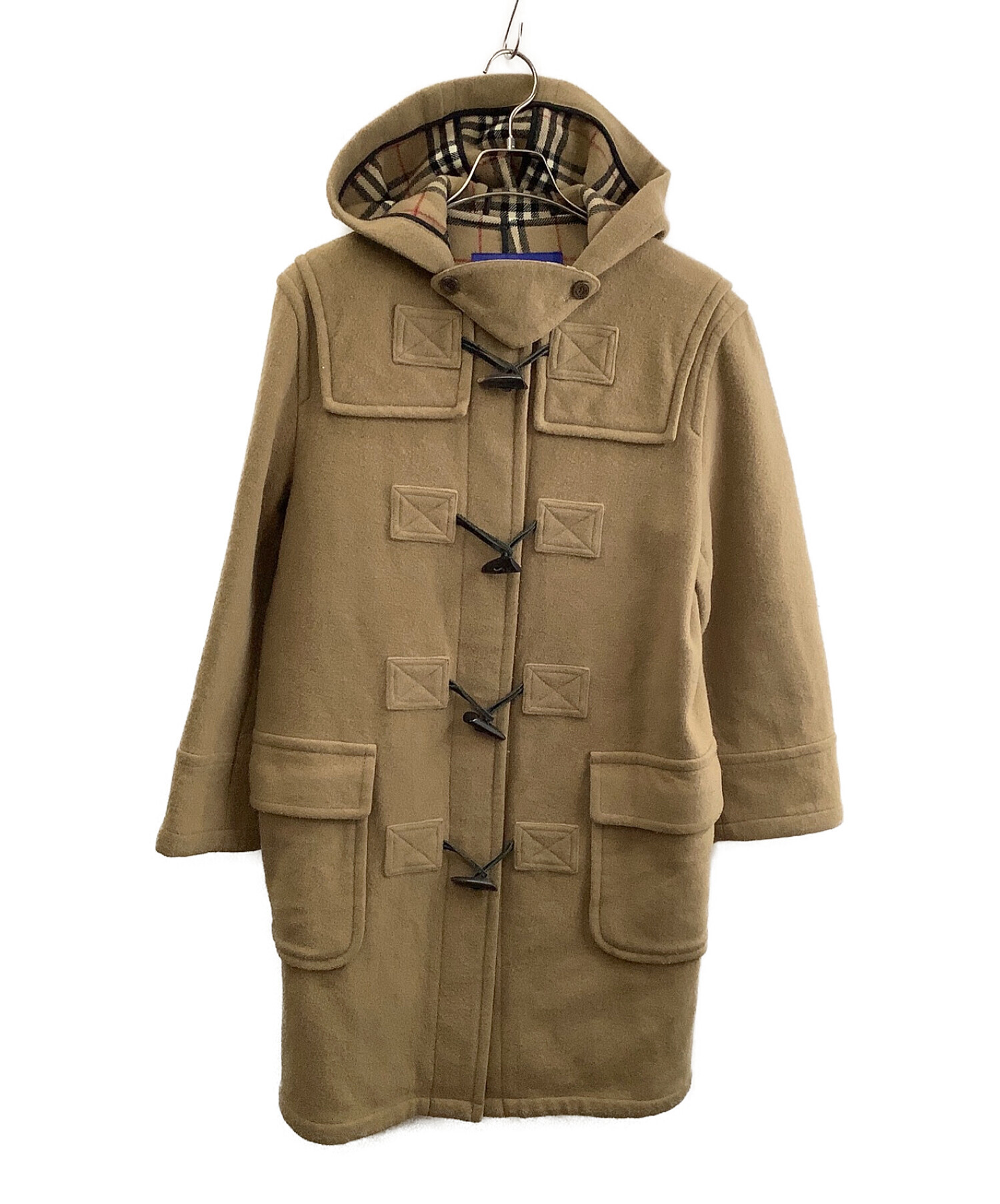 BURBERRY BLUE LABEL (バーバリーブルーレーベル) ロングダッフルコート ブラウン サイズ:38