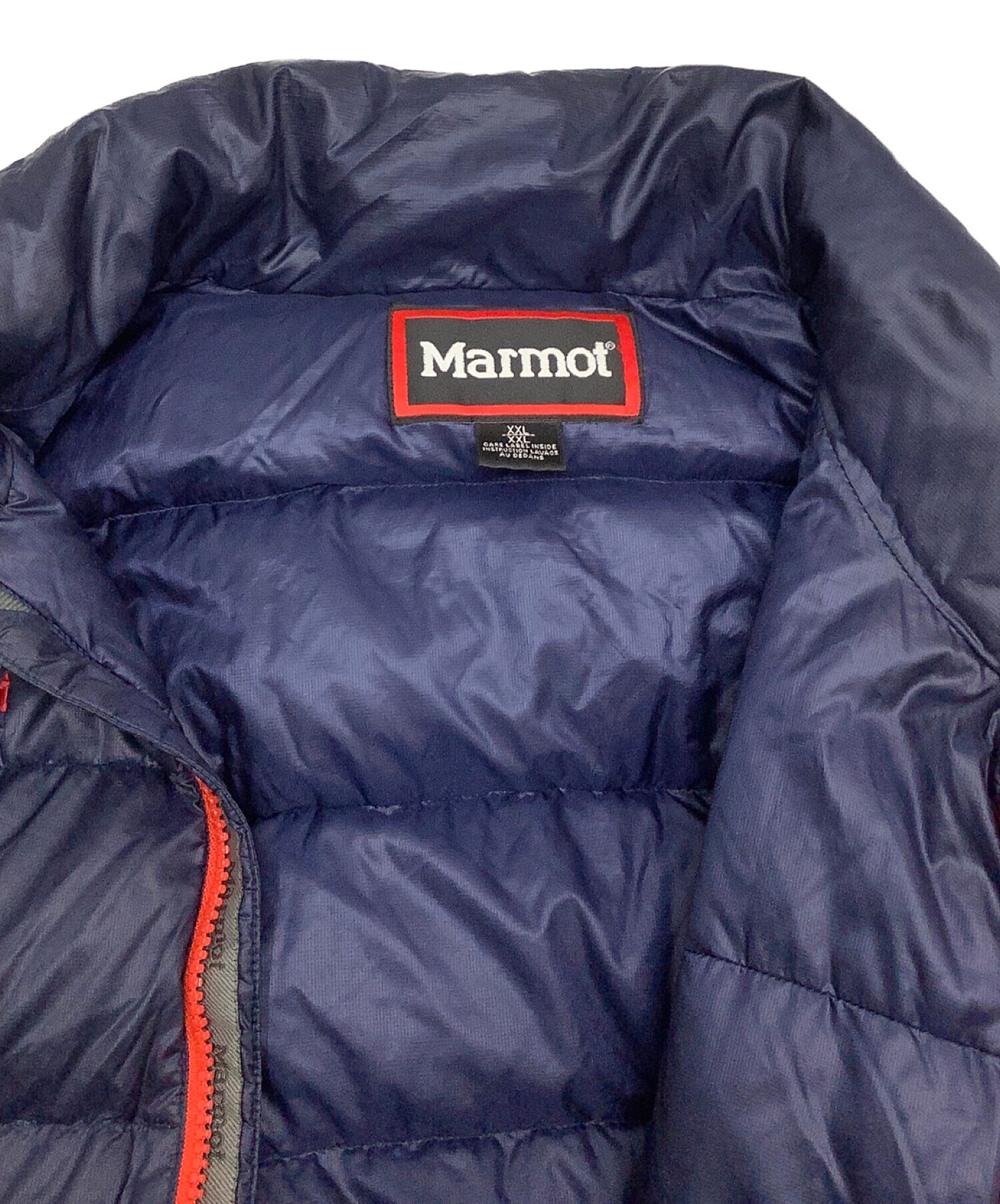 中古・古着通販】MARMOT (マーモット) ダウンジャケット ネイビー