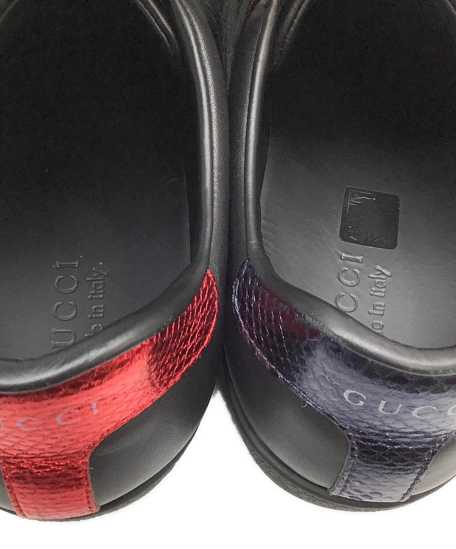 中古・古着通販】GUCCI (グッチ) スニーカー ブラック サイズ:8