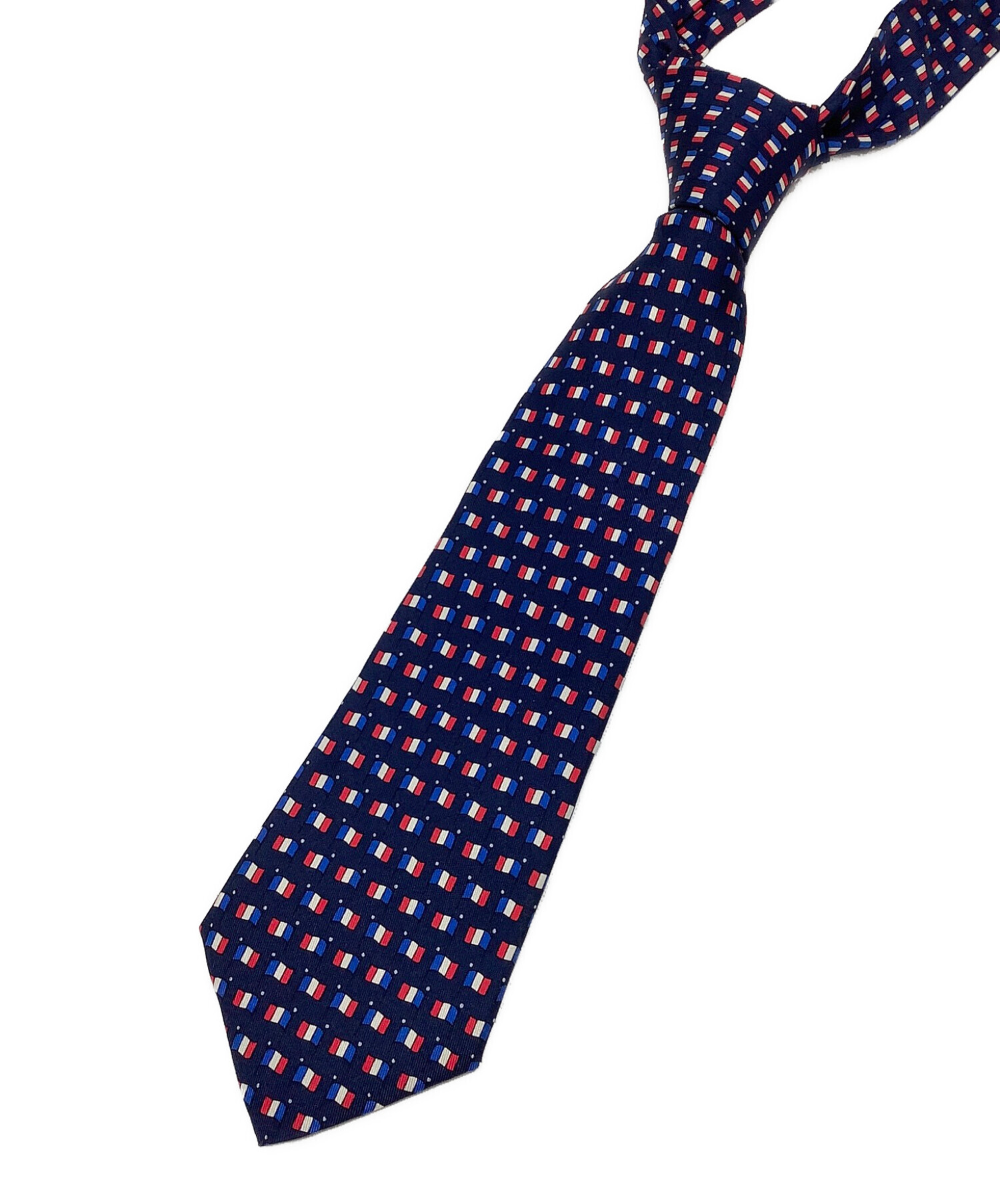 セール特価 HERMES 正規品 エルメス （正規袋付き） ネクタイ ネクタイ