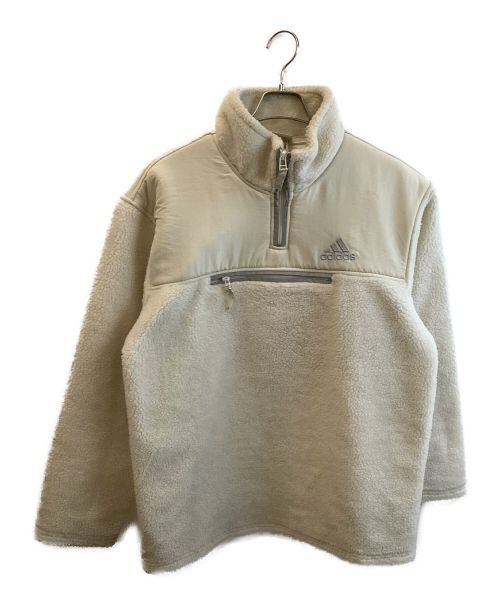 中古・古着通販】adidas (アディダス) ボアジャケット ホワイト サイズ