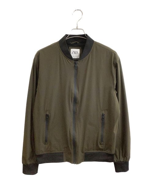 中古・古着通販】ZARA (ザラ) MA-1ジャケット オリーブ サイズ:L