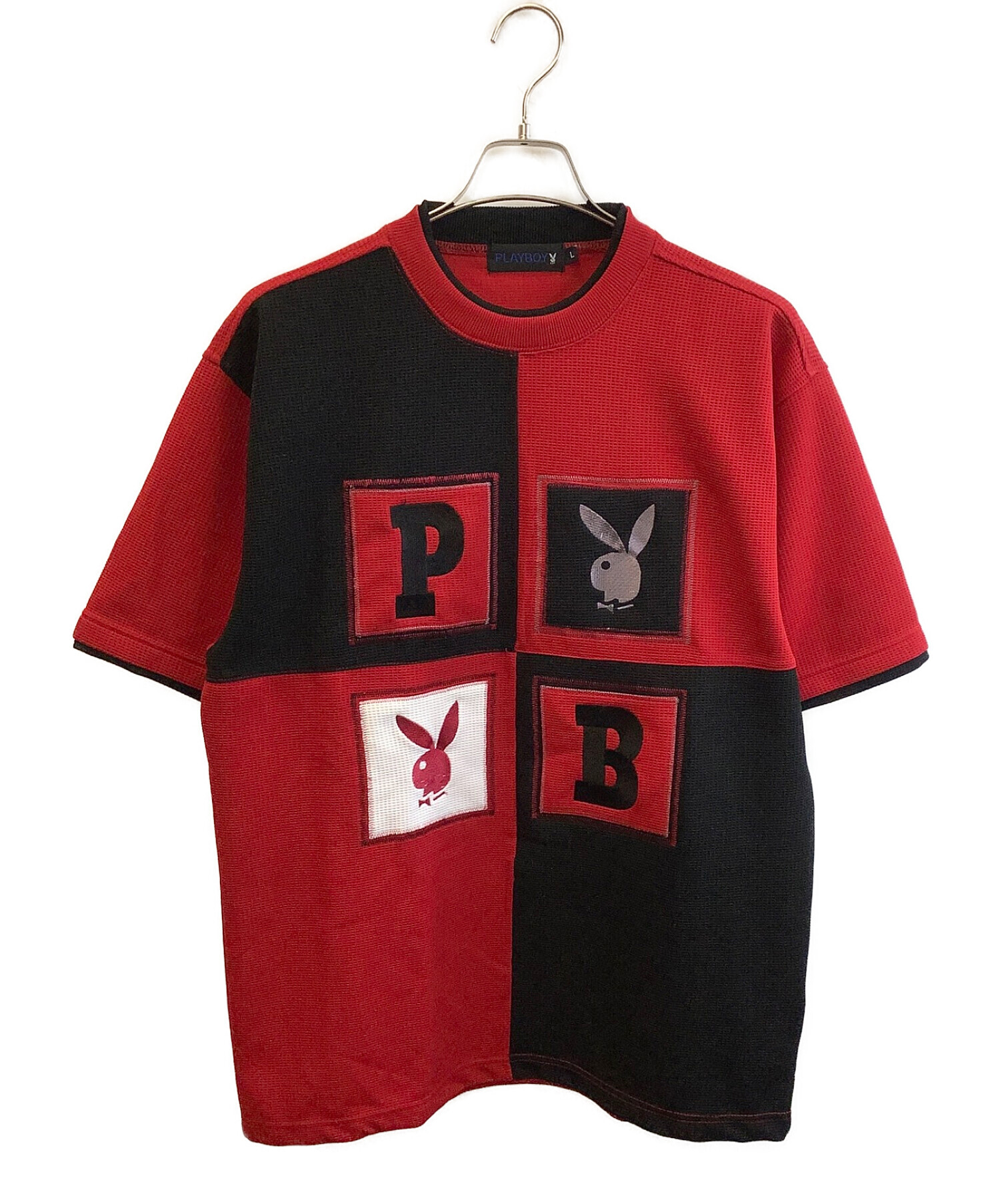 中古・古着通販】PLAY BOY (プレイボーイ) ヴィンテージTシャツ レッド