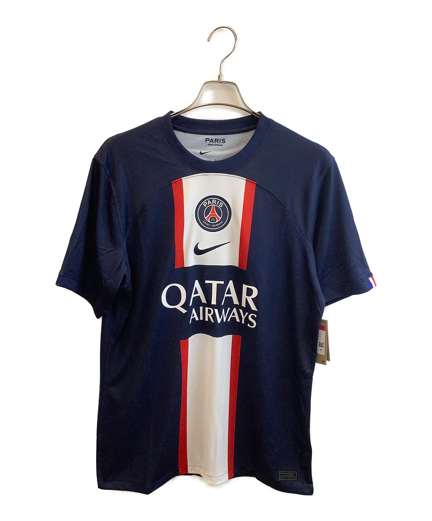 Paris Saint-Germain (パリサンジェルマン) ゲームシャツ ネイビー×ホワイト サイズ:L 未使用品