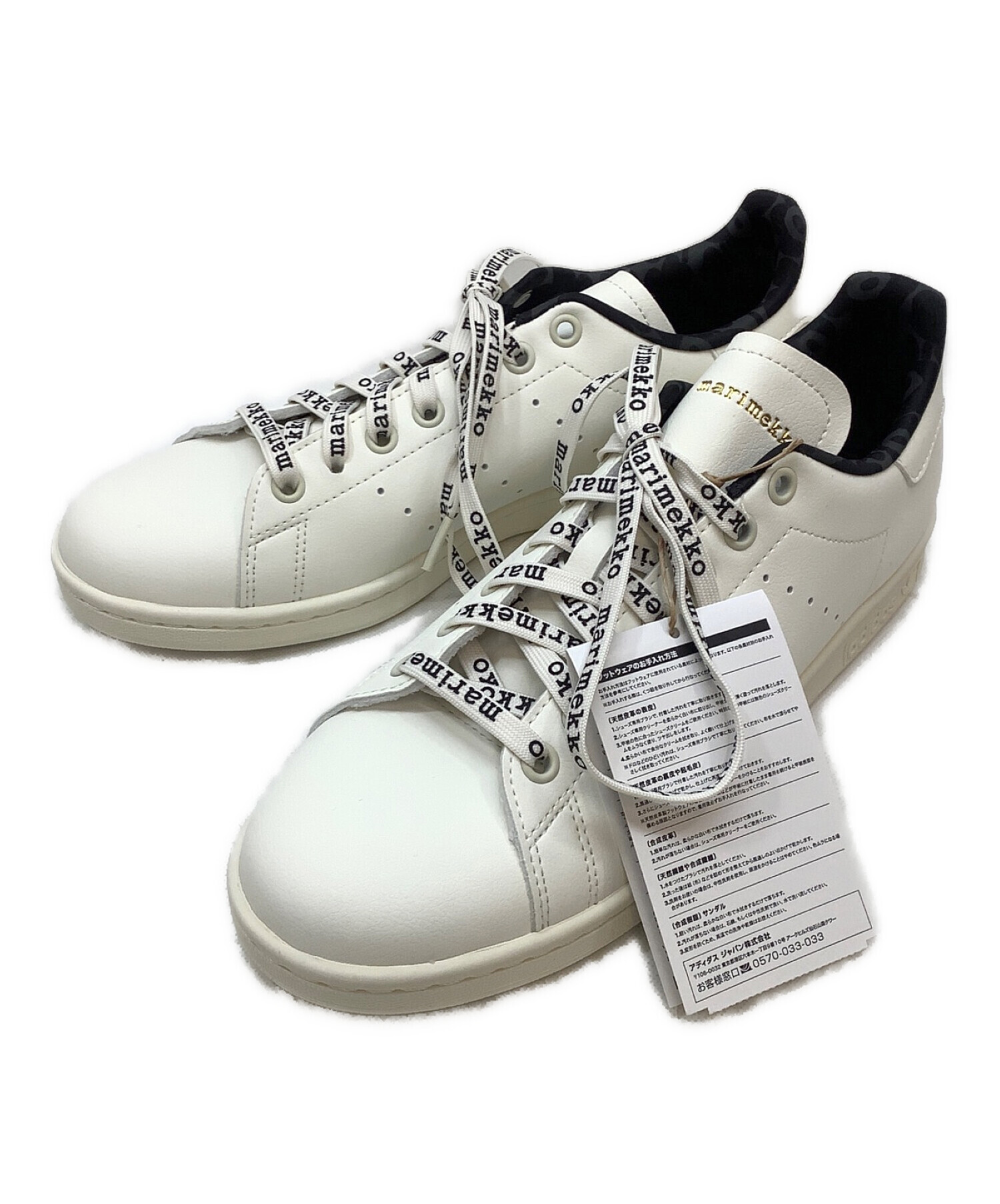 adidas (アディダス) marimekko (マリメッコ) スニーカー ホワイト サイズ:26 未使用品