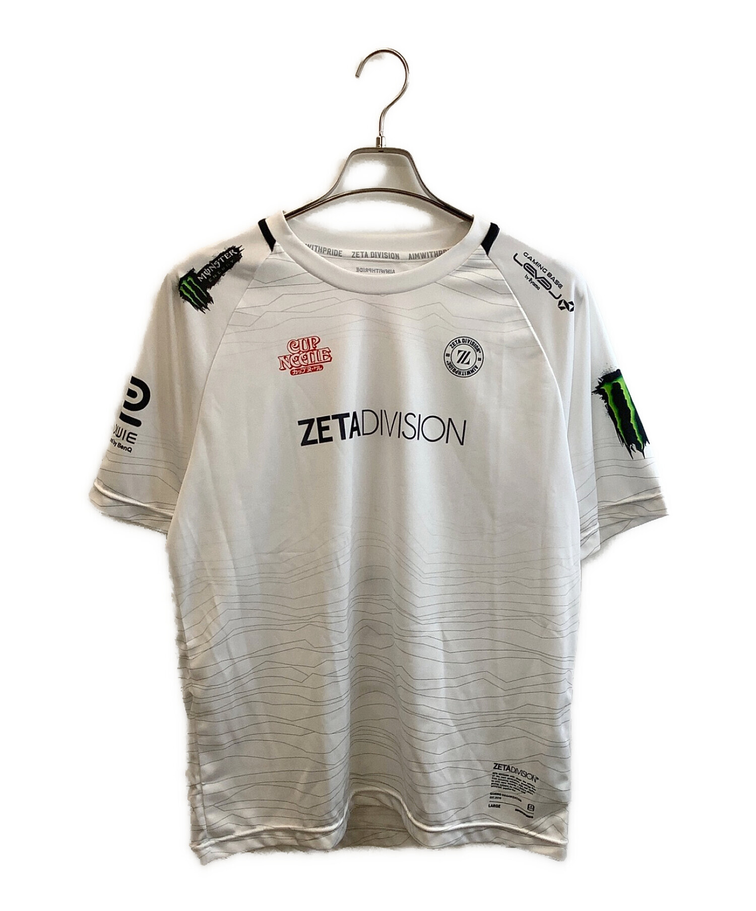 ZETA division Tシャツ ホワイト - Tシャツ/カットソー(半袖/袖なし)