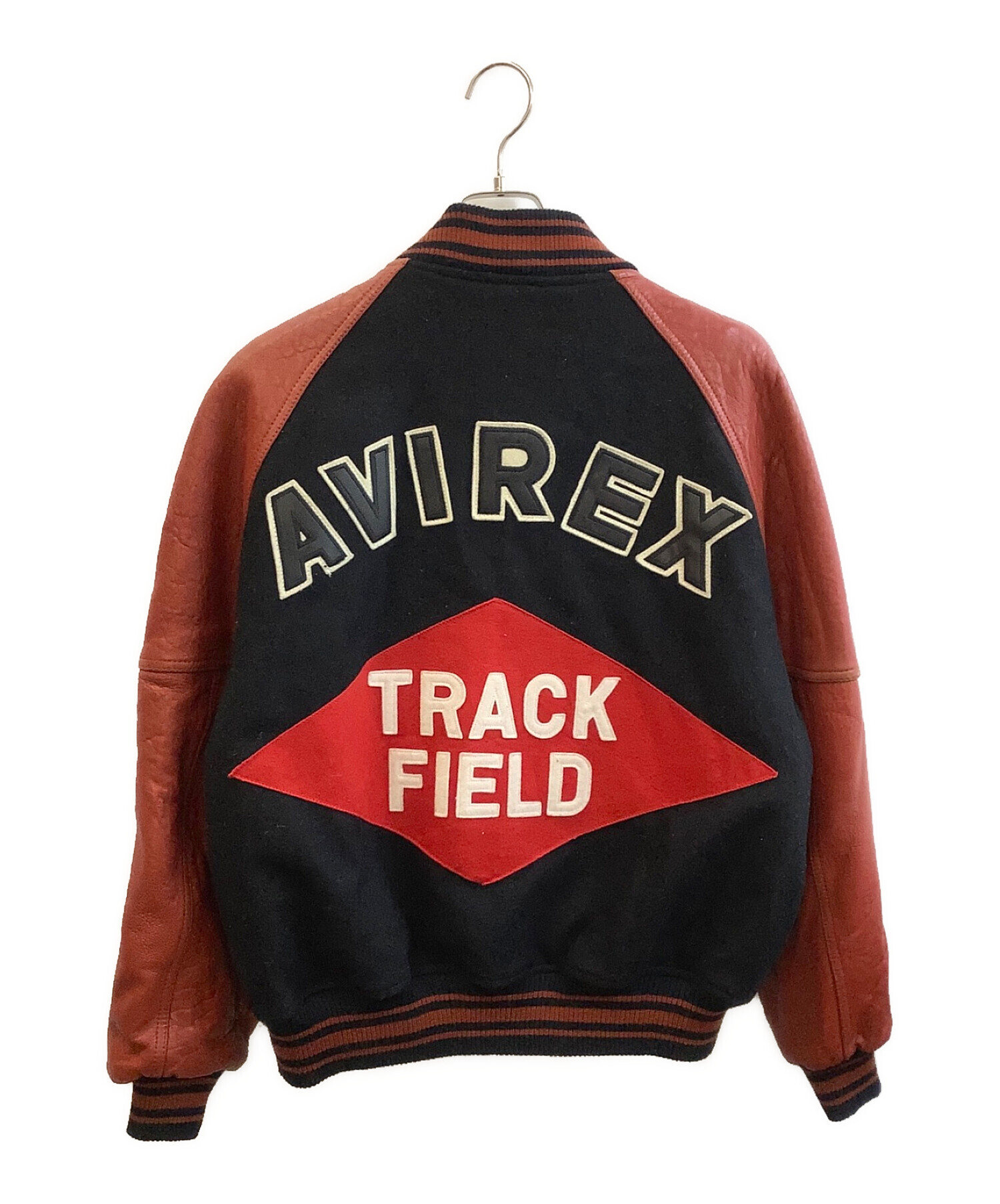 楽天スーパーセール AVIREX アヴィレックス レッド VARSITY レザー