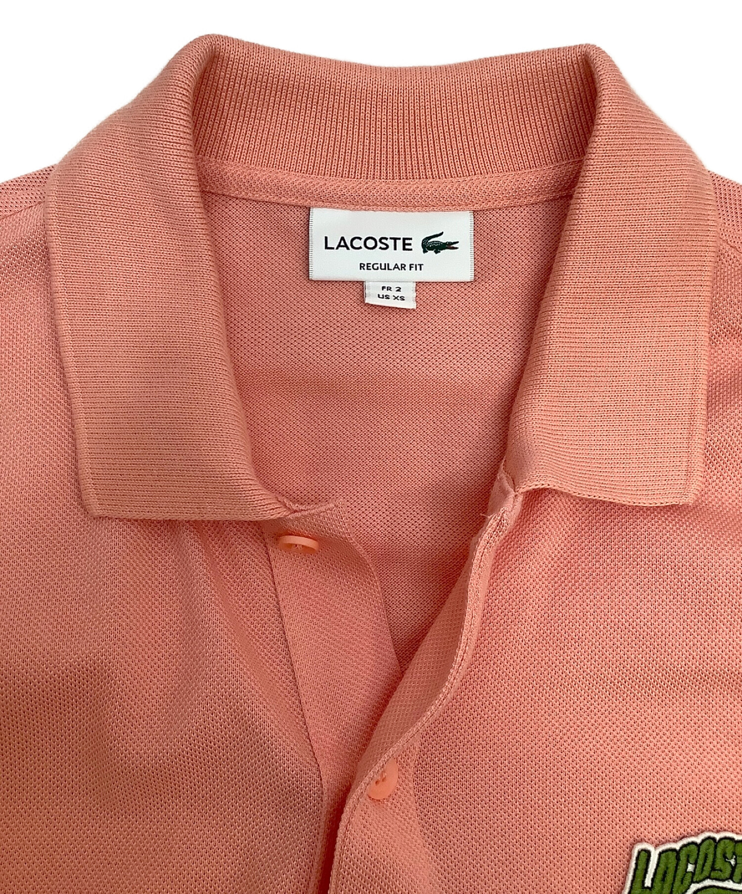 中古・古着通販】LACOSTE (ラコステ) ポロシャツ ピンク サイズ:XS 