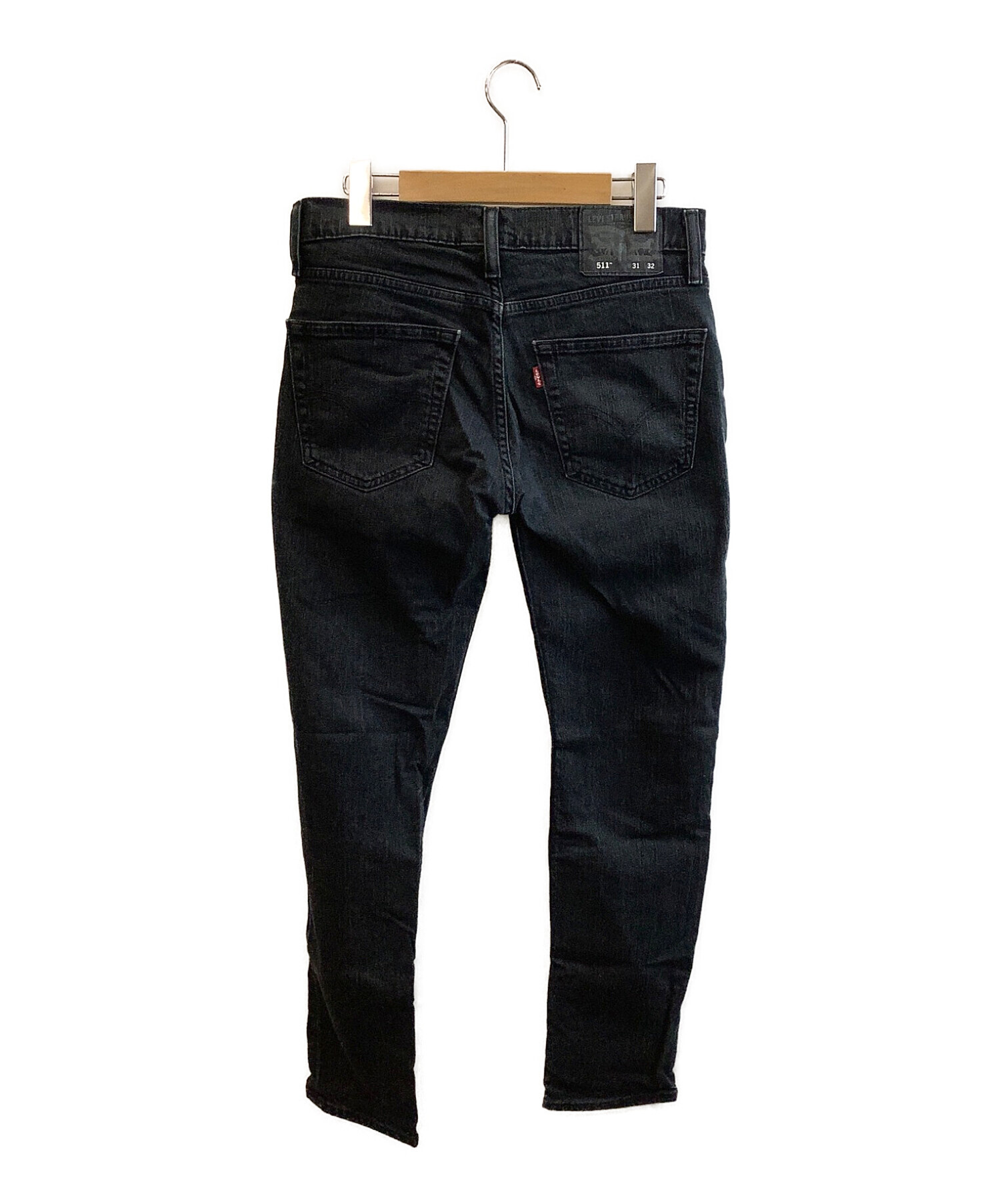 LEVI'S (リーバイス) ブラックデニム ブラック サイズ:78.5cm (W31)