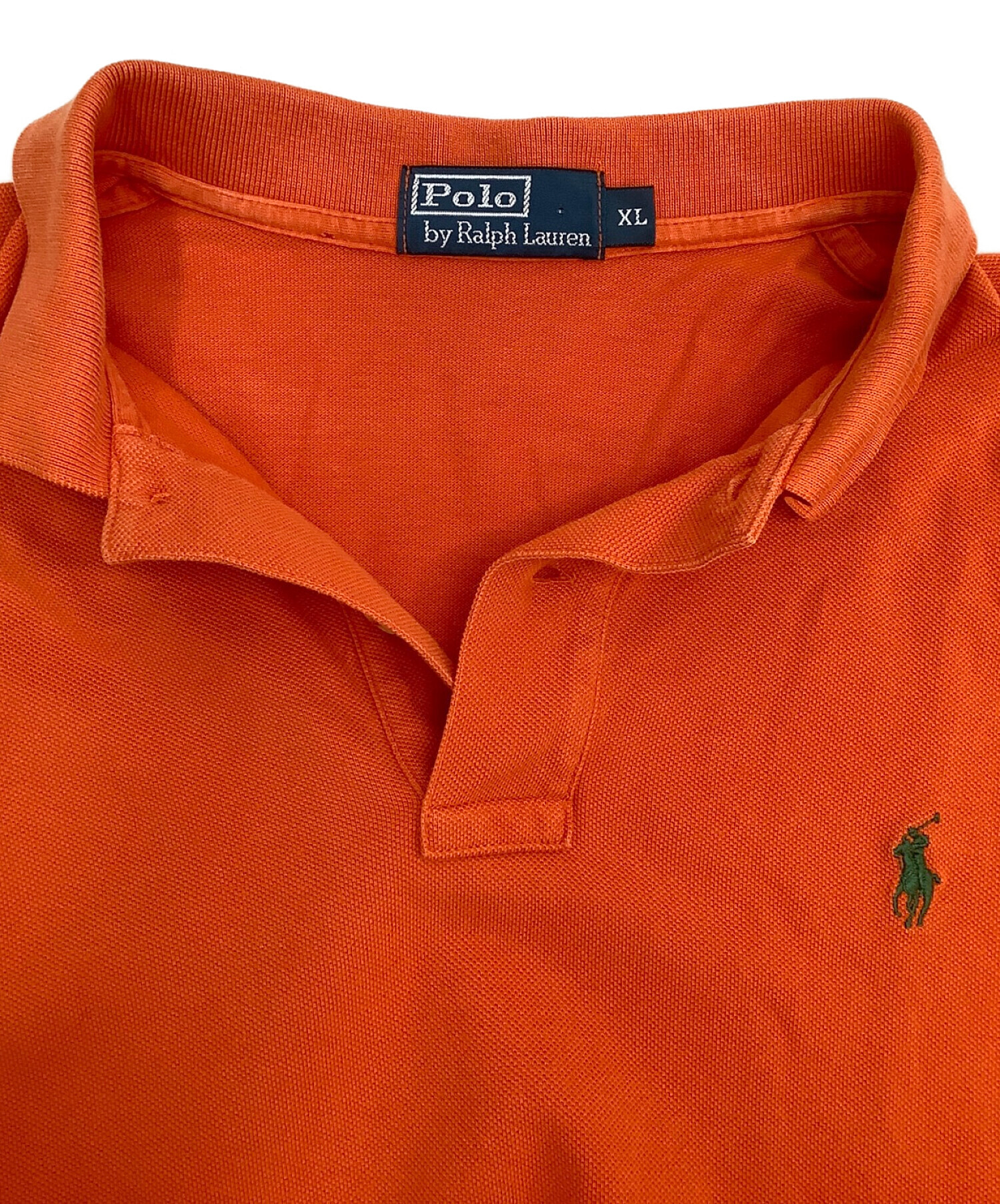 POLO RALPH LAUREN (ポロ・ラルフローレン) ヴィンテージポロシャツ オレンジ サイズ:XL