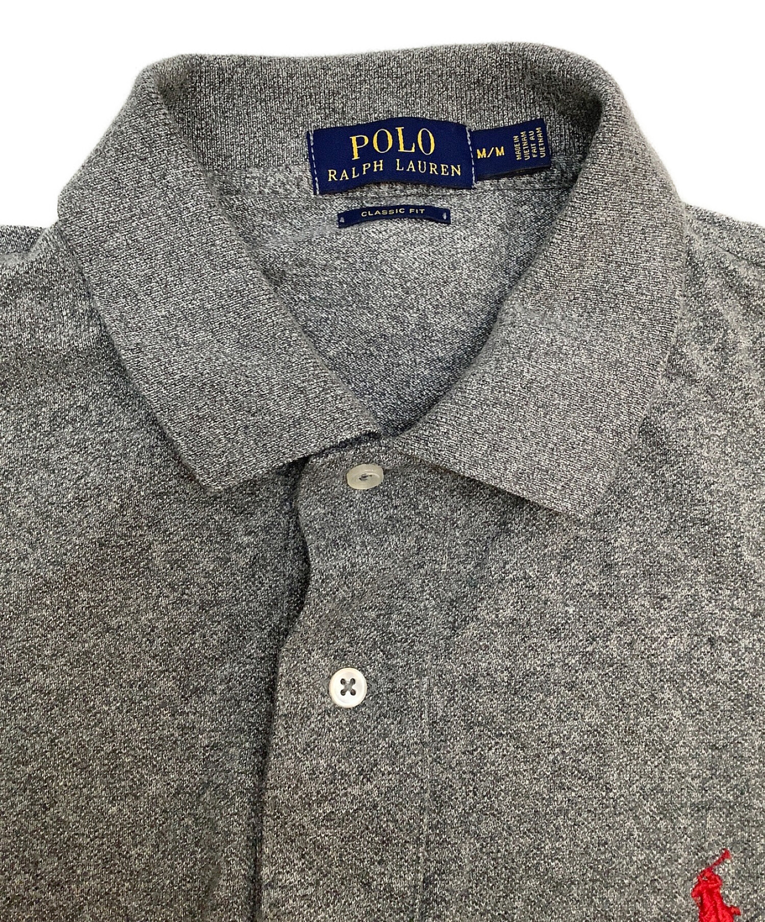 POLO RALPH LAUREN (ポロ・ラルフローレン) ポロシャツ グレー サイズ:M