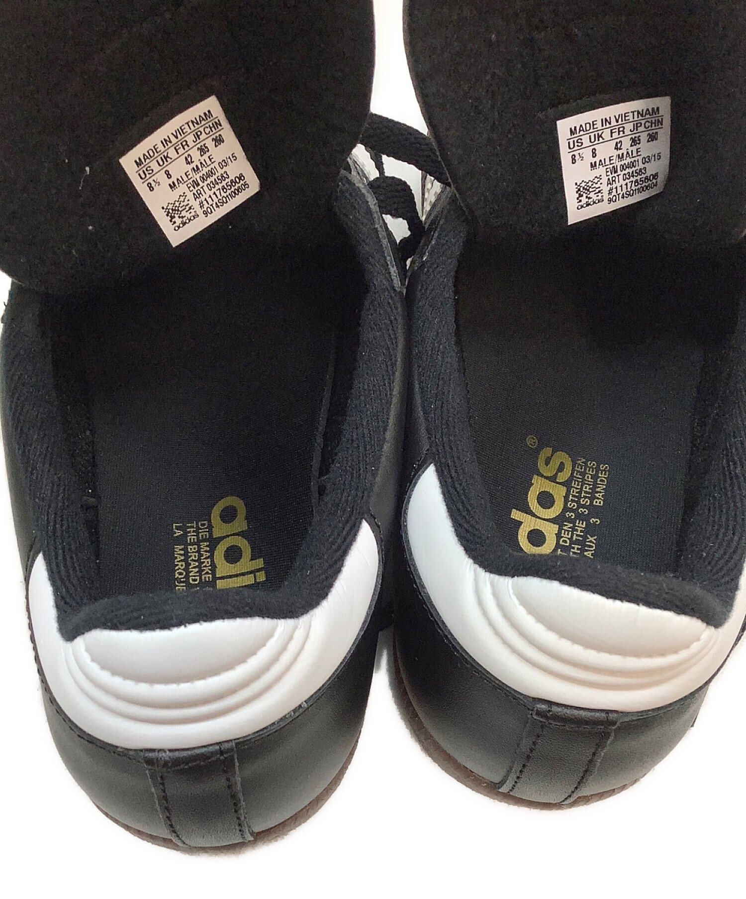 中古・古着通販】adidas (アディダス) スニーカー ブラック サイズ ...