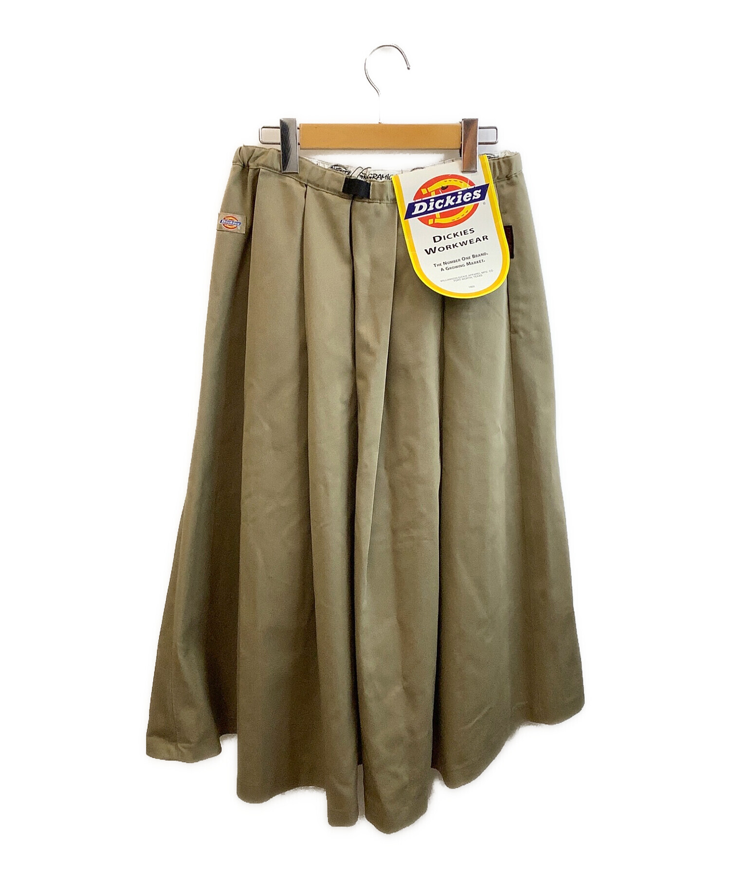 Dickies (ディッキーズ) GRAMICCI (グラミチ) ボリュームスカート ブラウン サイズ:M 未使用品