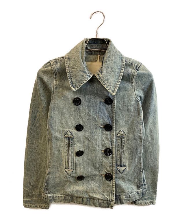 中古・古着通販】Denim & Supply Ralph Lauren (デニム＆サプライ ラルフローレン) デニムショートPコート インディゴ  サイズ:XXS｜ブランド・古着通販 トレファク公式【TREFAC FASHION】スマホサイト