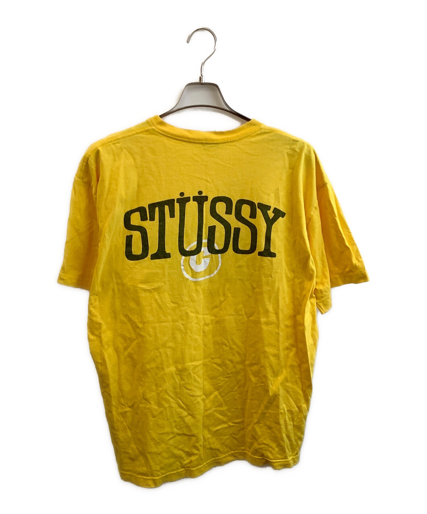 がらくた商店Stussy スットマーク イエロー Tシャツ