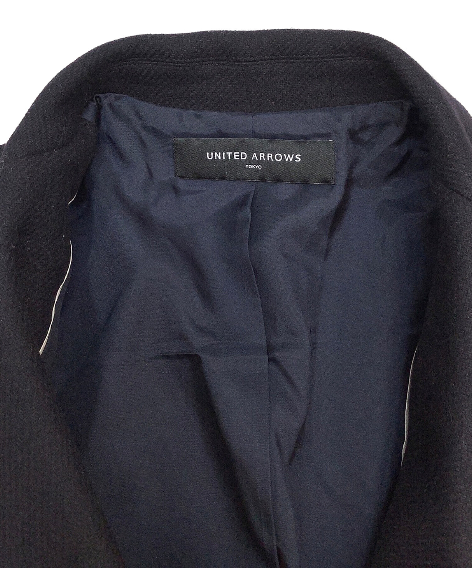 UNITED ARROWS (ユナイテッドアローズ) チェスターコート ブラック サイズ:40