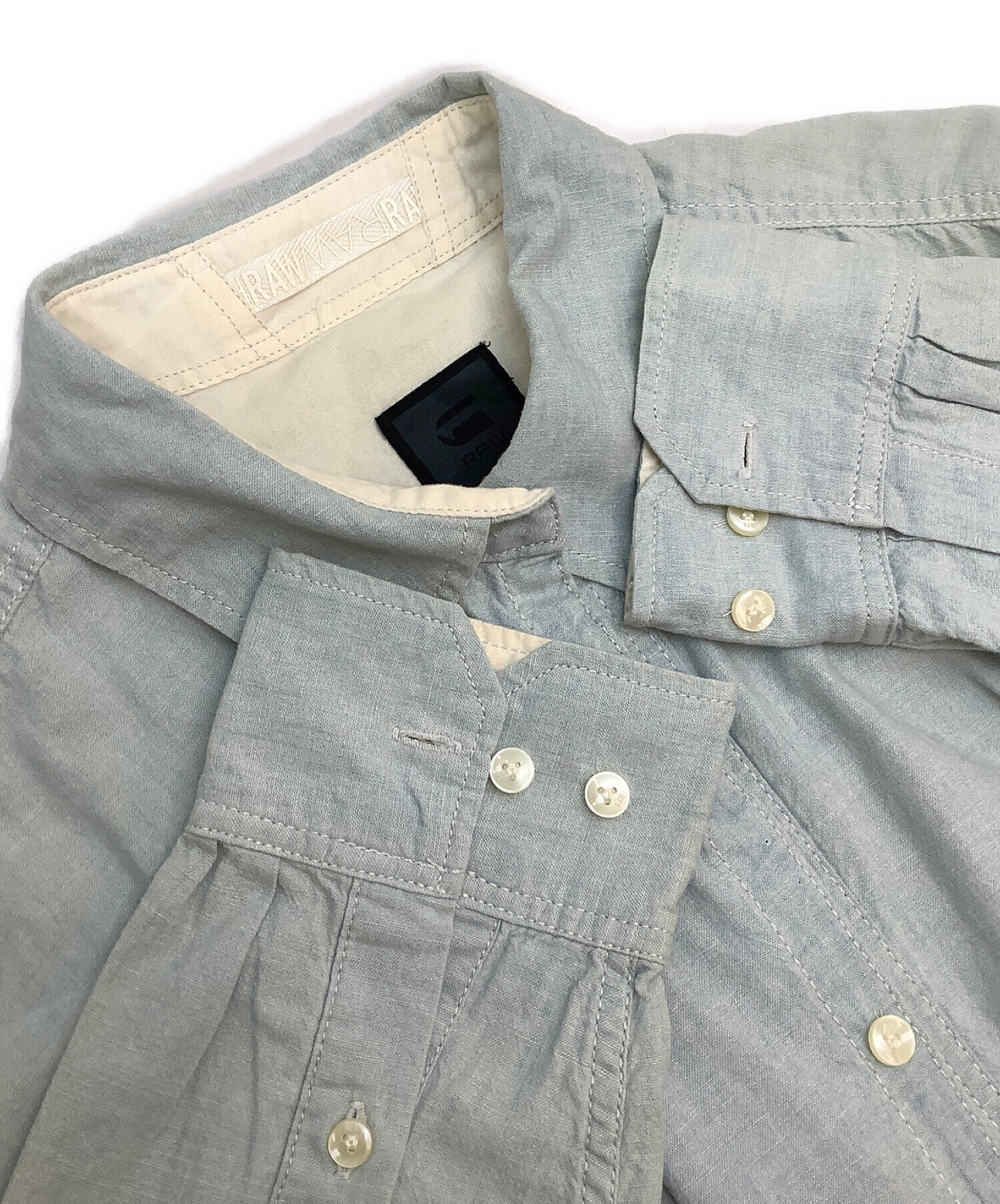 中古・古着通販】G-STAR RAW (ジースターロゥ) デニムシャツ