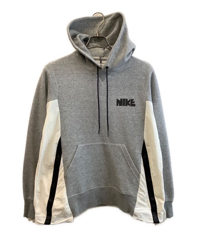 中古・古着通販】NIKE (ナイキ) sacai (サカイ) プルオーバーパーカー グレー サイズ:M｜ブランド・古着通販  トレファク公式【TREFAC FASHION】スマホサイト