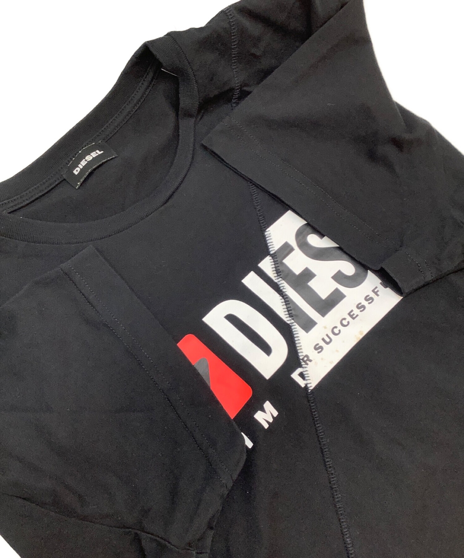 DIESEL (ディーゼル) Tシャツ ブラック サイズ:XL