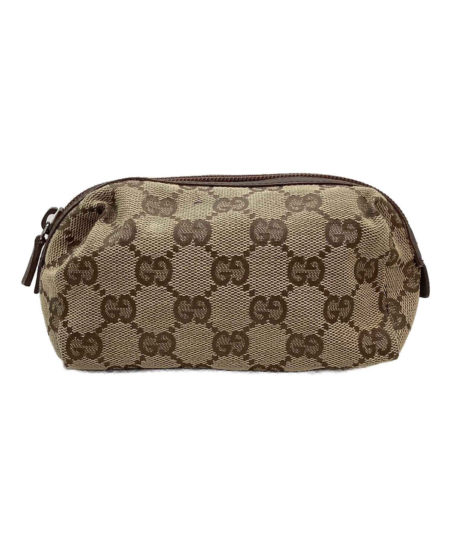 中古・古着通販】GUCCI (グッチ) コスメポーチ ブラウン｜ブランド