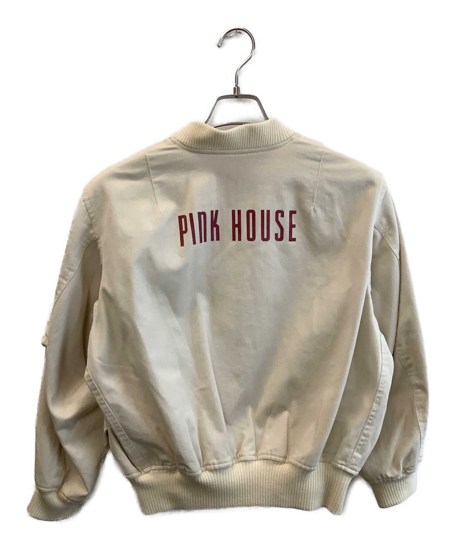 PINK HOUSE (ピンクハウス) ジップアップジャケット ベージュ サイズ:O