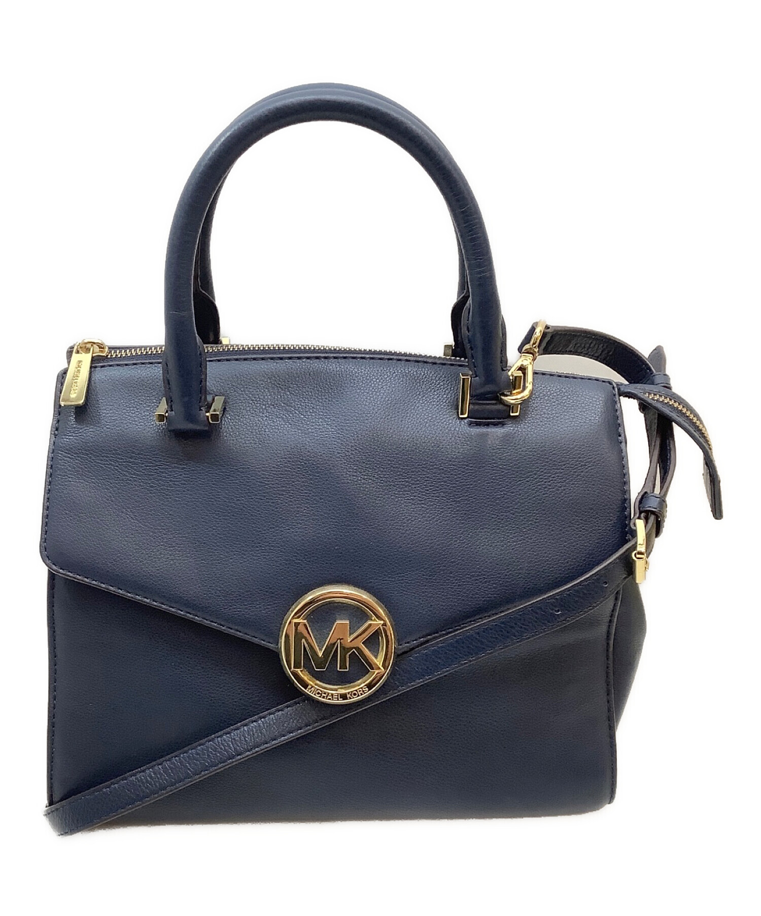 MICHAEL KORS (マイケルコース) 2WAYショルダーバッグ ネイビー