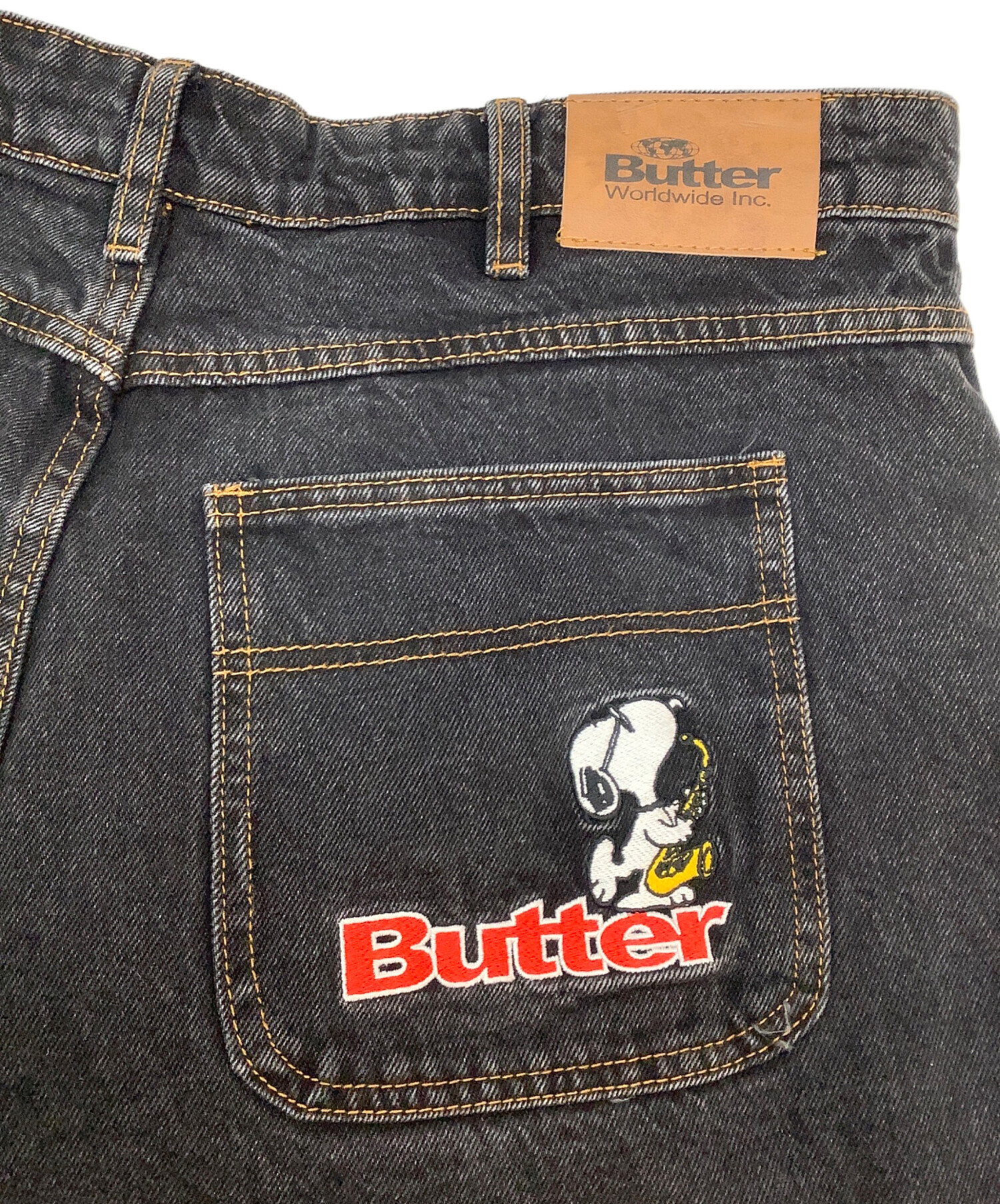 中古・古着通販】BUTTER GOODS (バターグッズ) デニムパンツ ブラック サイズ:34｜ブランド・古着通販 トレファク公式【TREFAC  FASHION】スマホサイト