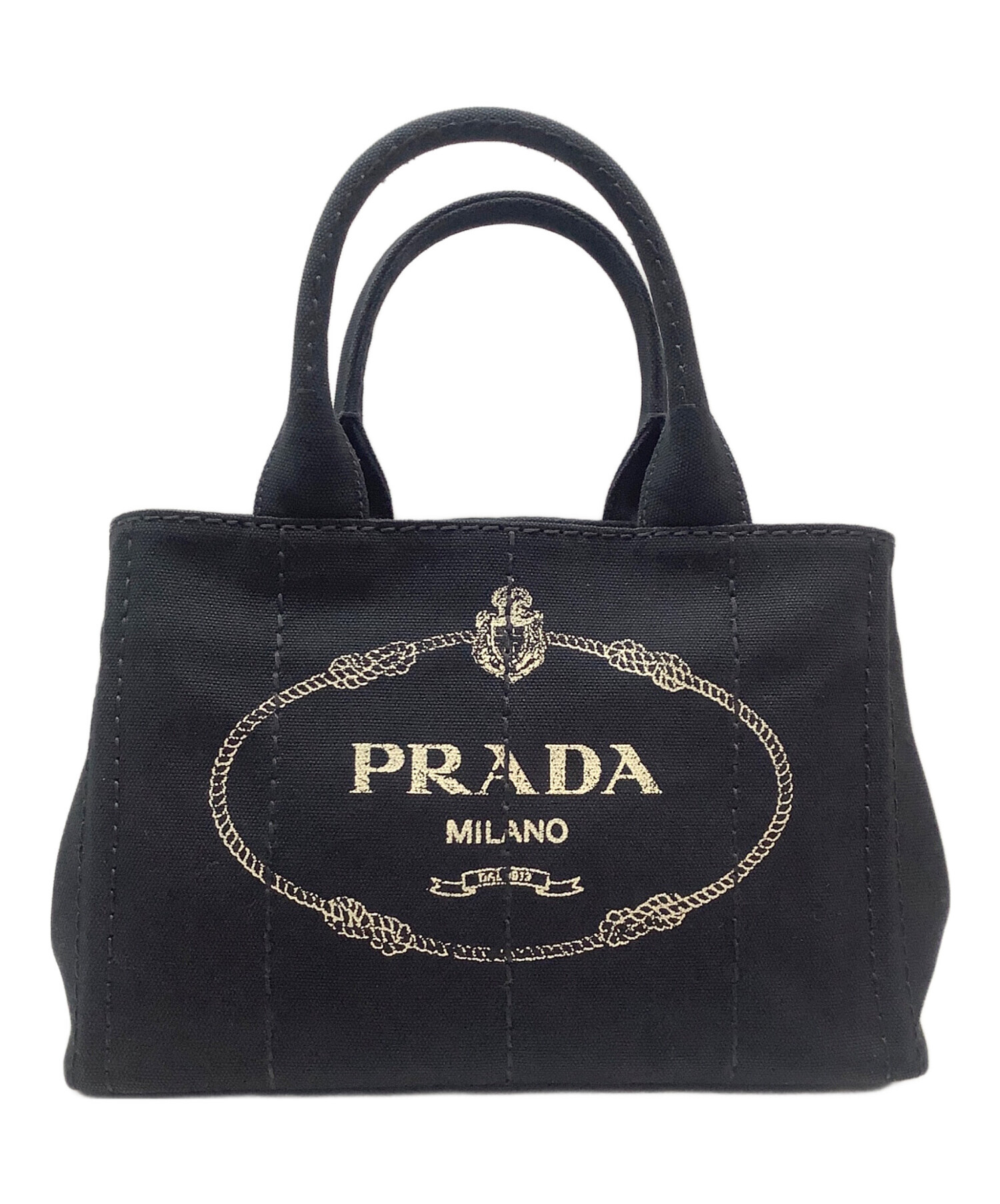 中古・古着通販】PRADA (プラダ) トートバッグ ブラック｜ブランド・古着通販 トレファク公式【TREFAC FASHION】スマホサイト