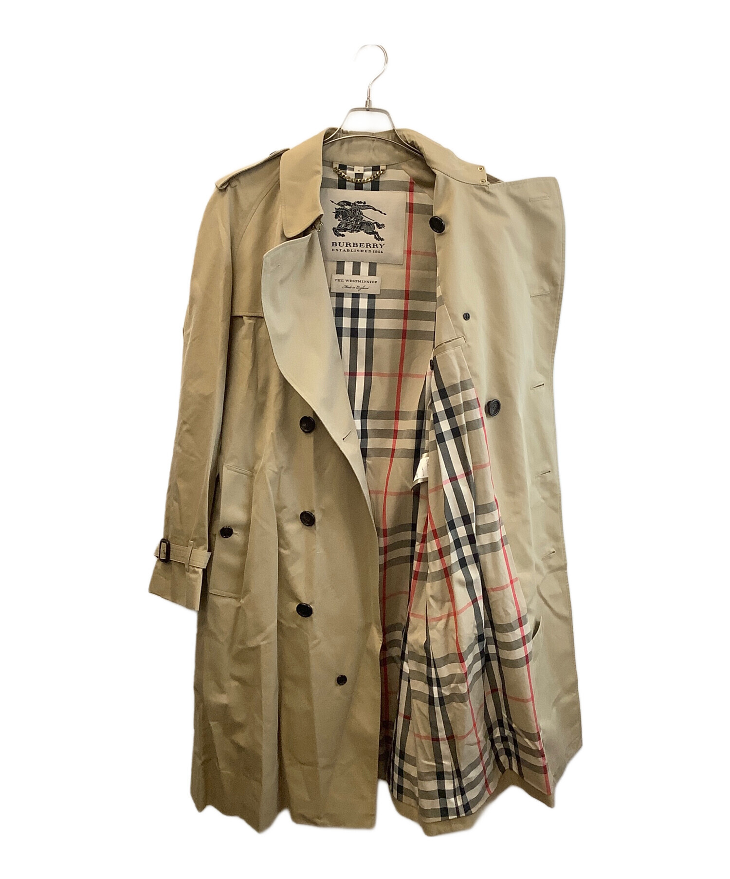 中古・古着通販】BURBERRY (バーバリー) ウエストミンスターエクストラロングトレンチコート ベージュ サイズ:46｜ブランド・古着通販  トレファク公式【TREFAC FASHION】スマホサイト