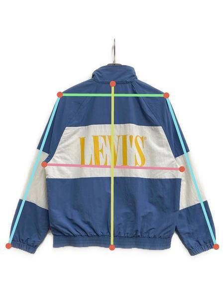 【中古・古着通販】LEVI'S (リーバイス) ナイロンジャケット ブルー